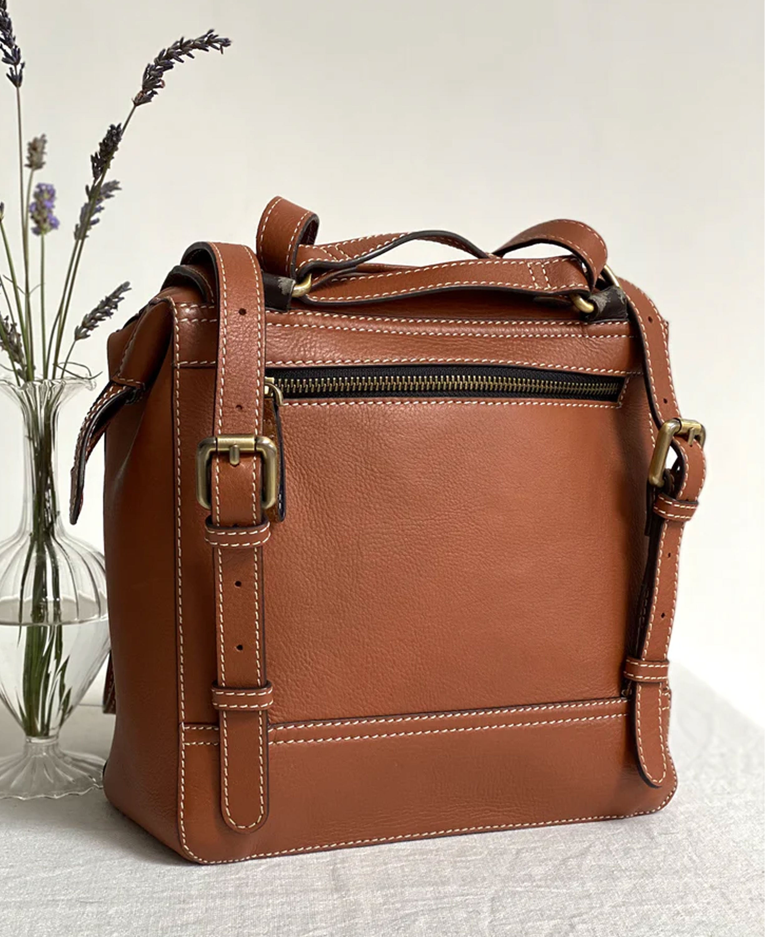 Bramham Rucksack - Tan Leather