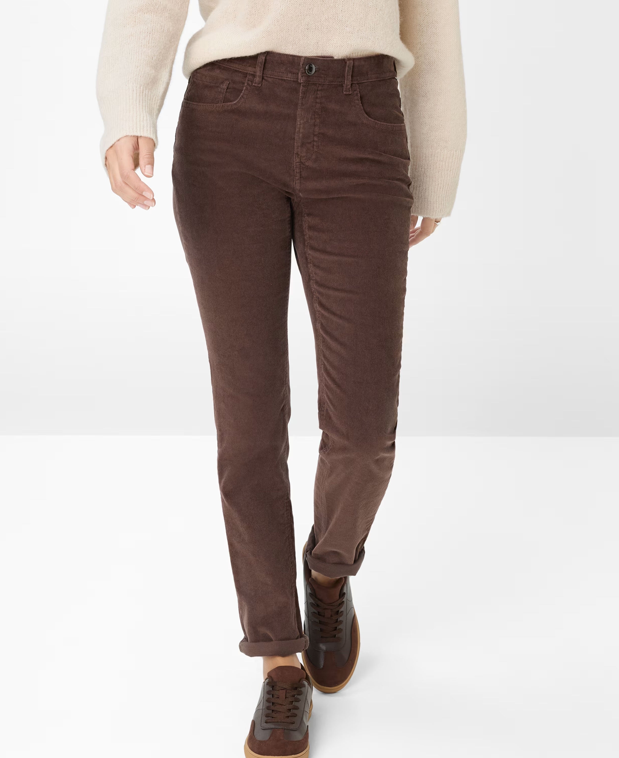Mary Corduroy Trousers - Dark Chocolate