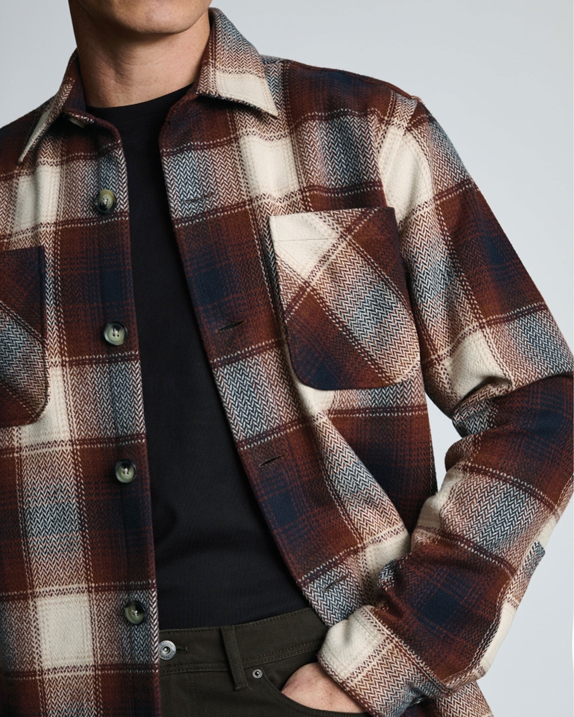 Milverton Overshirt - Rust