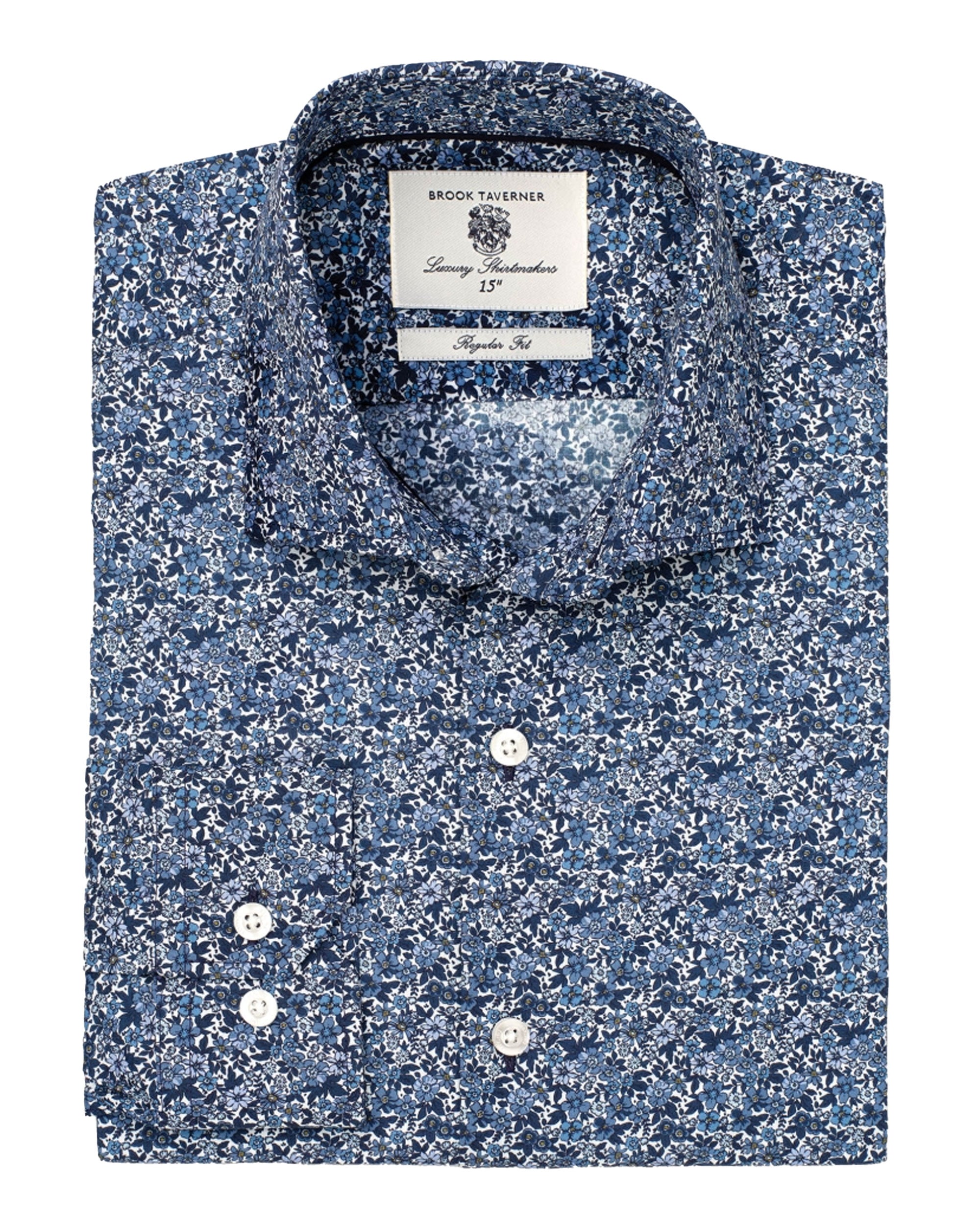 Ditsy Floral Shirt - Blue