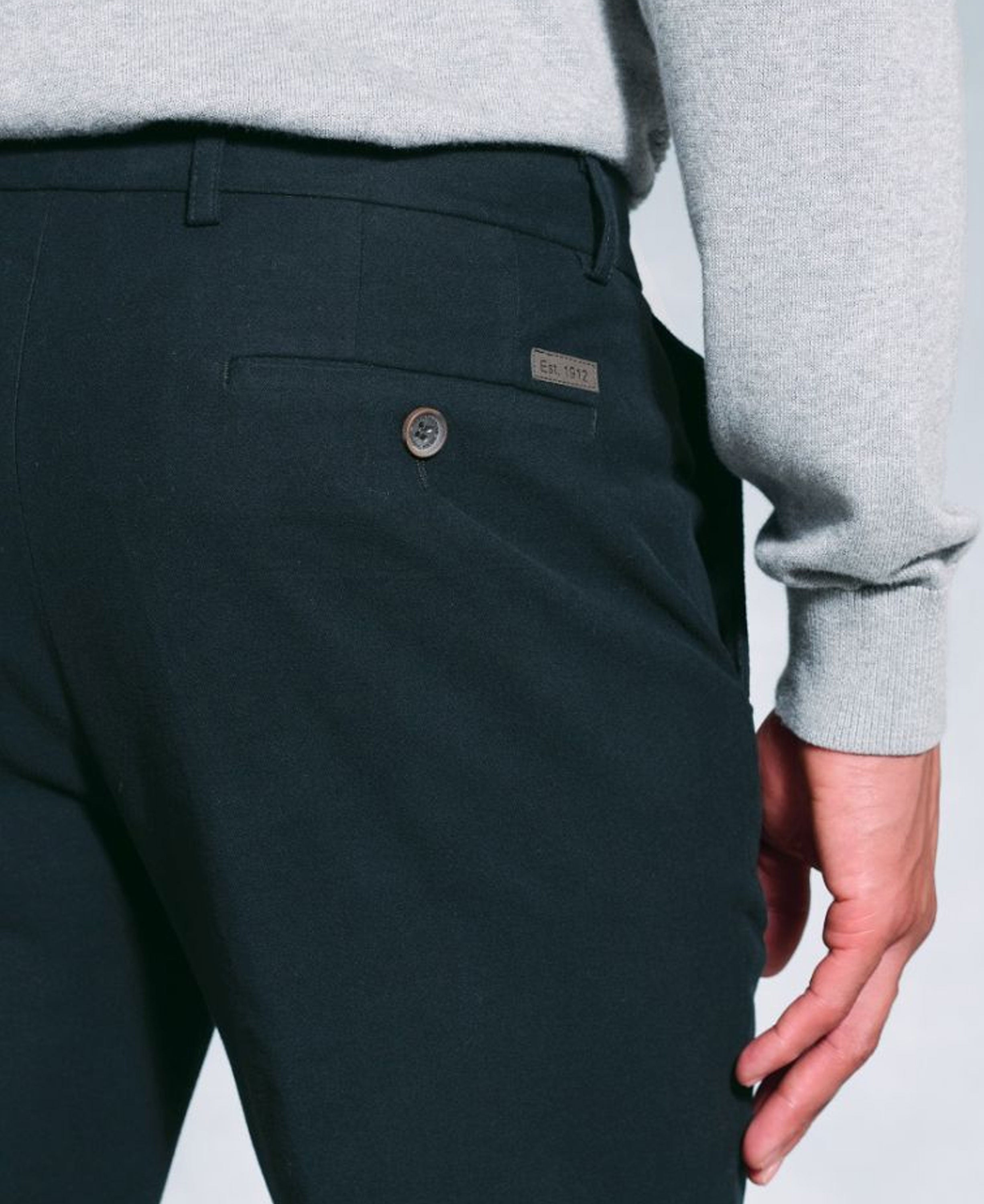 Kerswell Cotton Moleskin Trouser - Navy