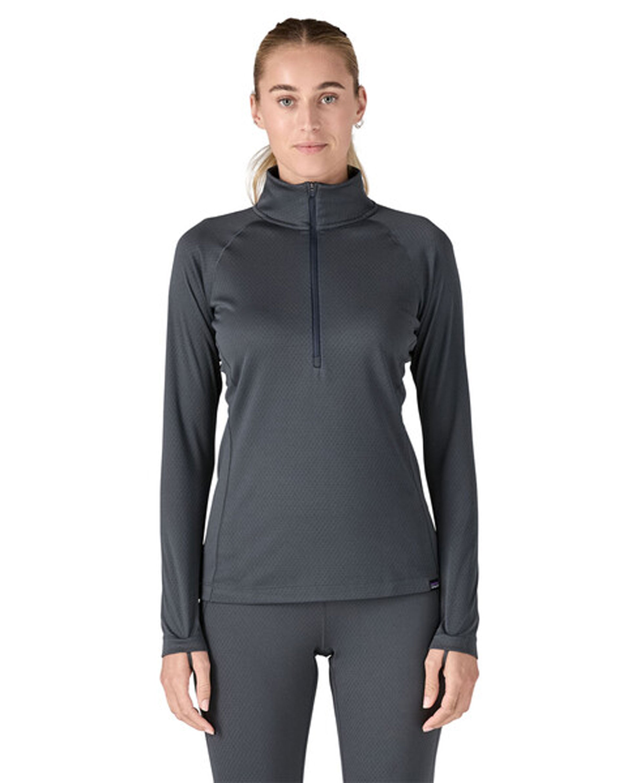 Capilene Midweight Zip Neck- Smolder Blue