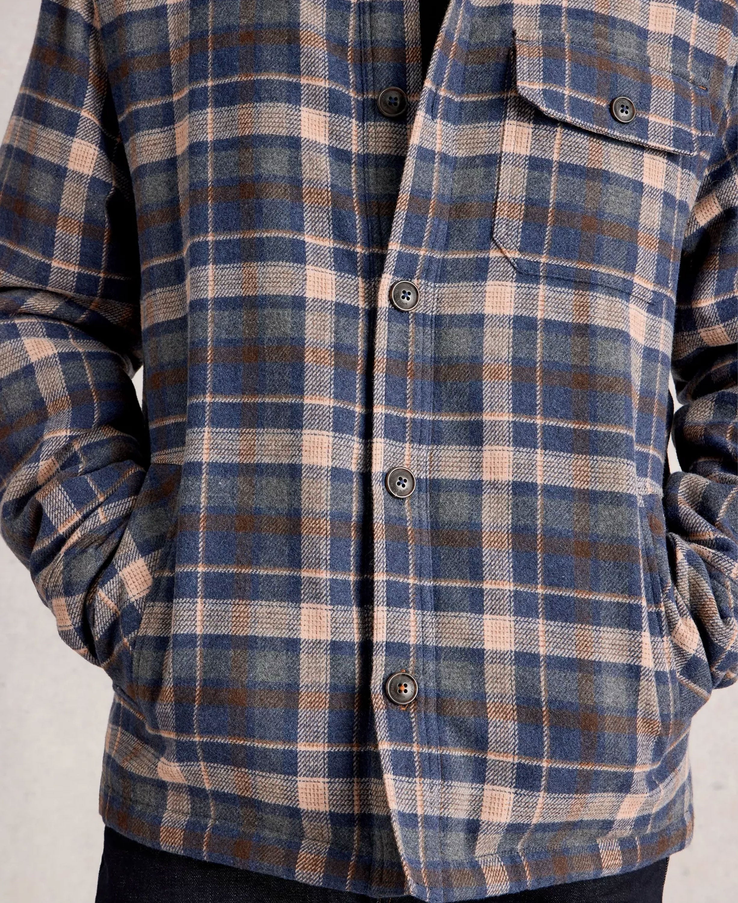 Check Borg Trucker - Blue Multi