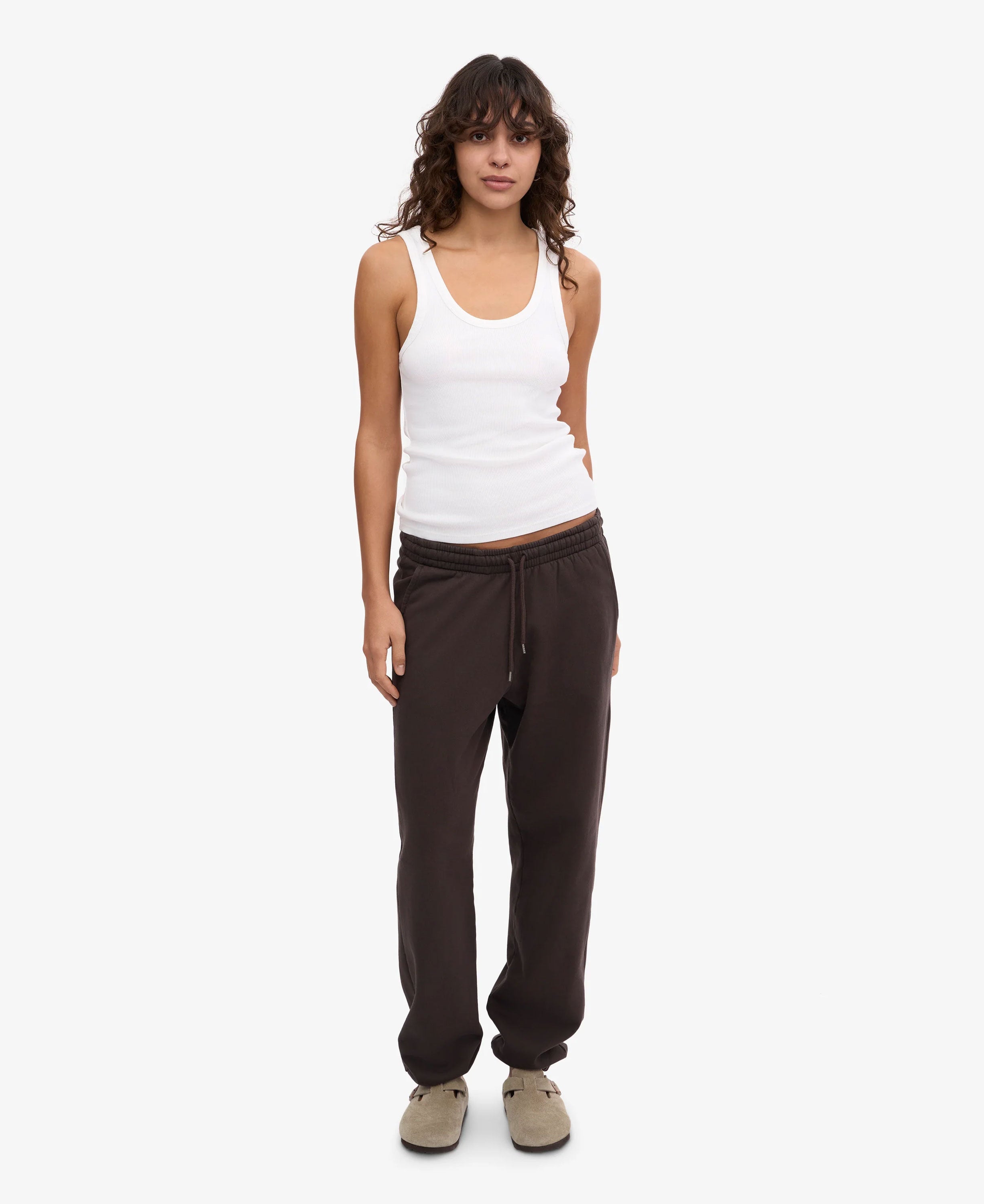 Organic Rib Tank Top - Optical White