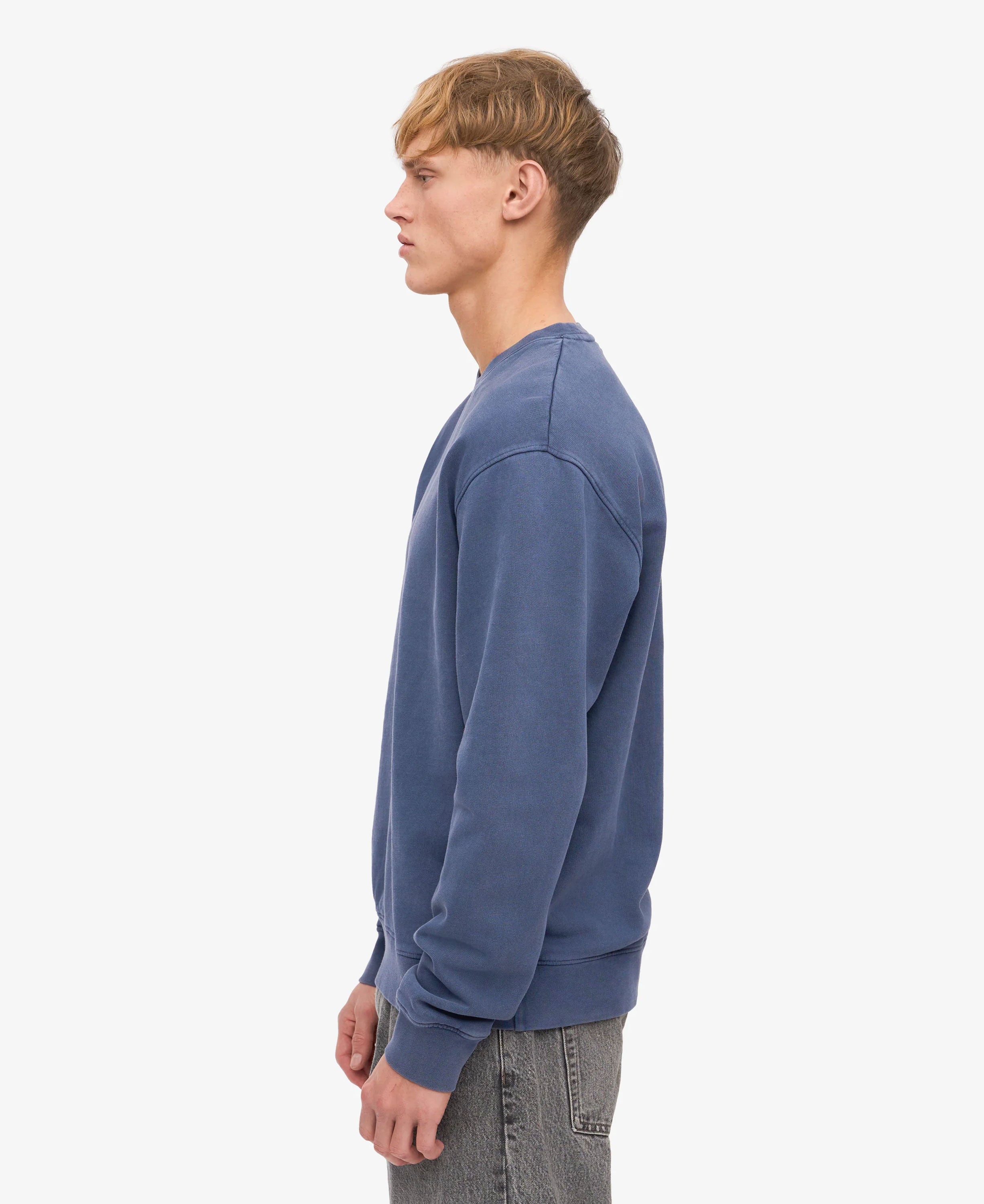 Classic Organic Crew - Neptune Blue