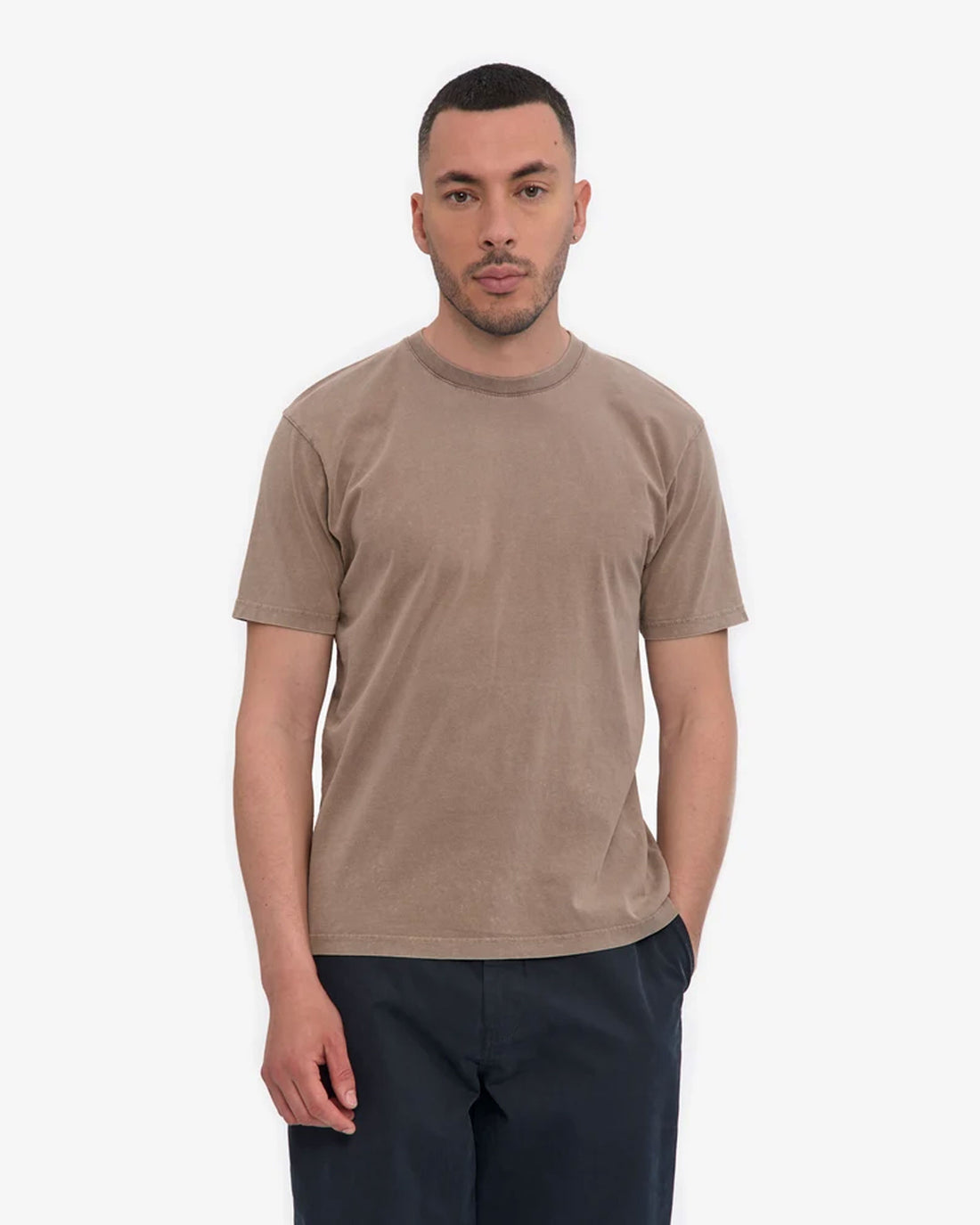 Classic Organic Tee - Faded Khaki