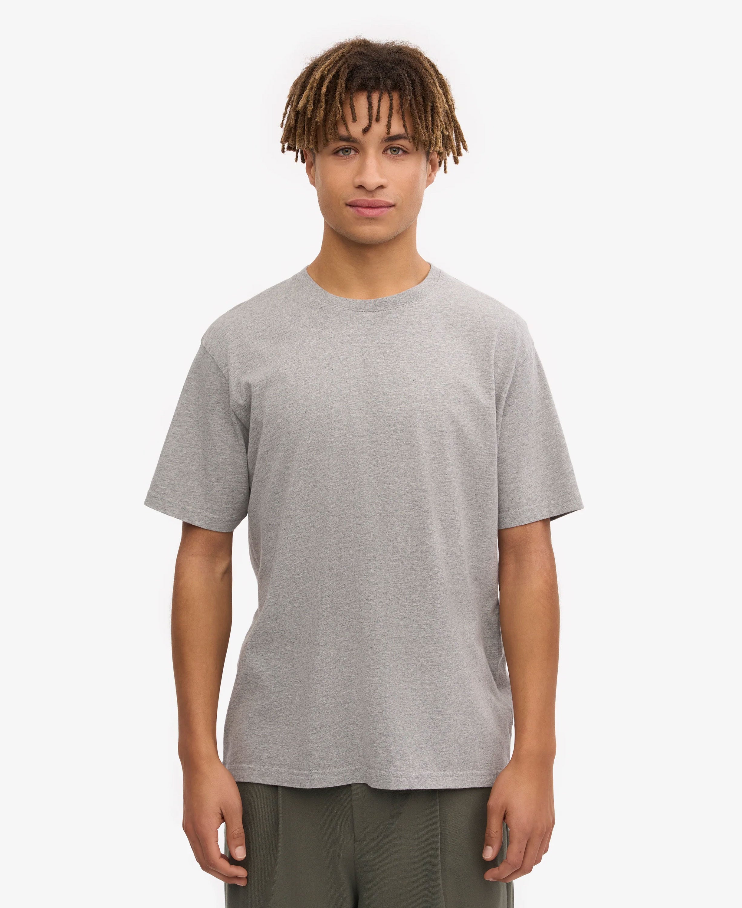 Classic Organic Tee - Heather Grey