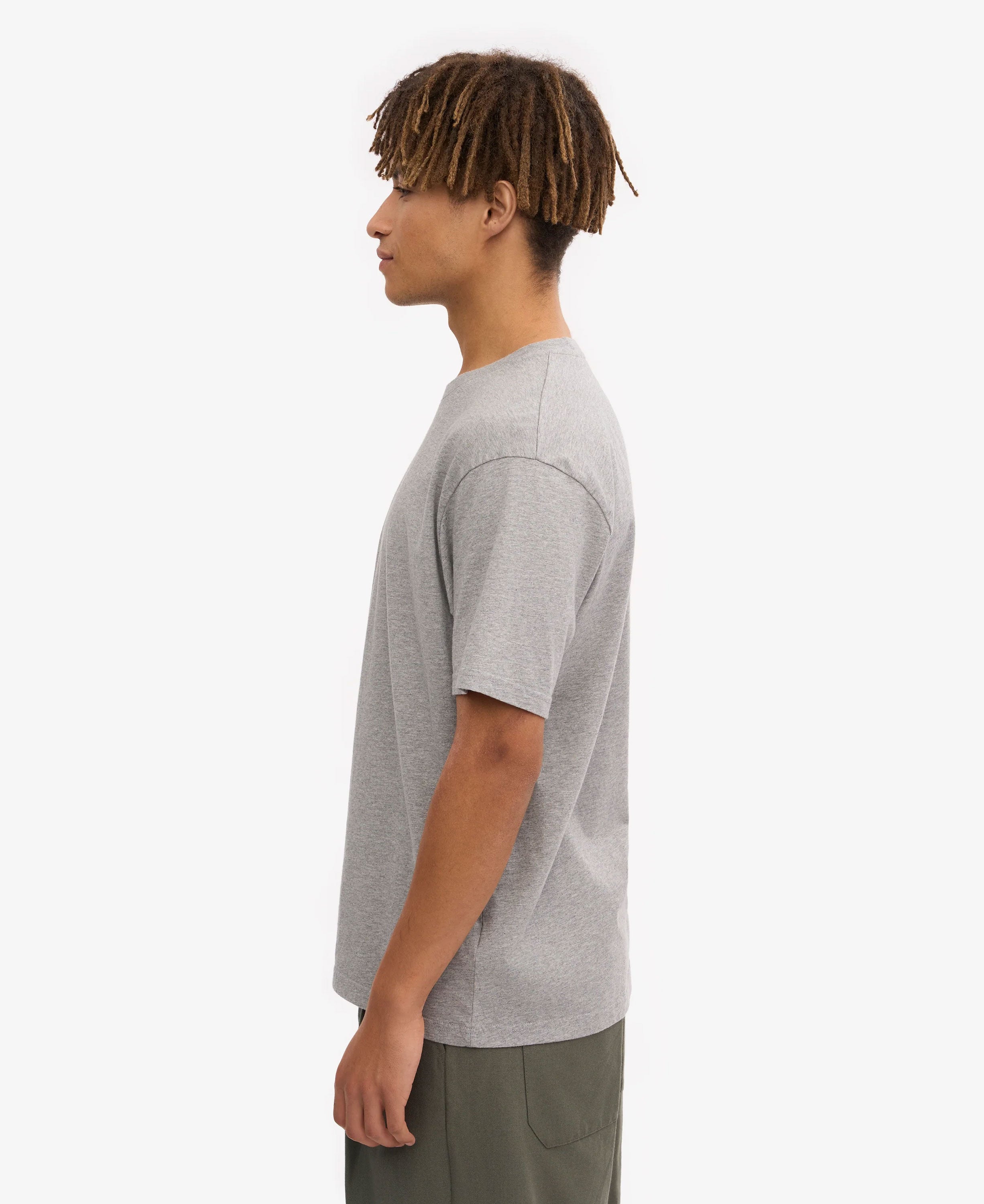 Classic Organic Tee - Heather Grey
