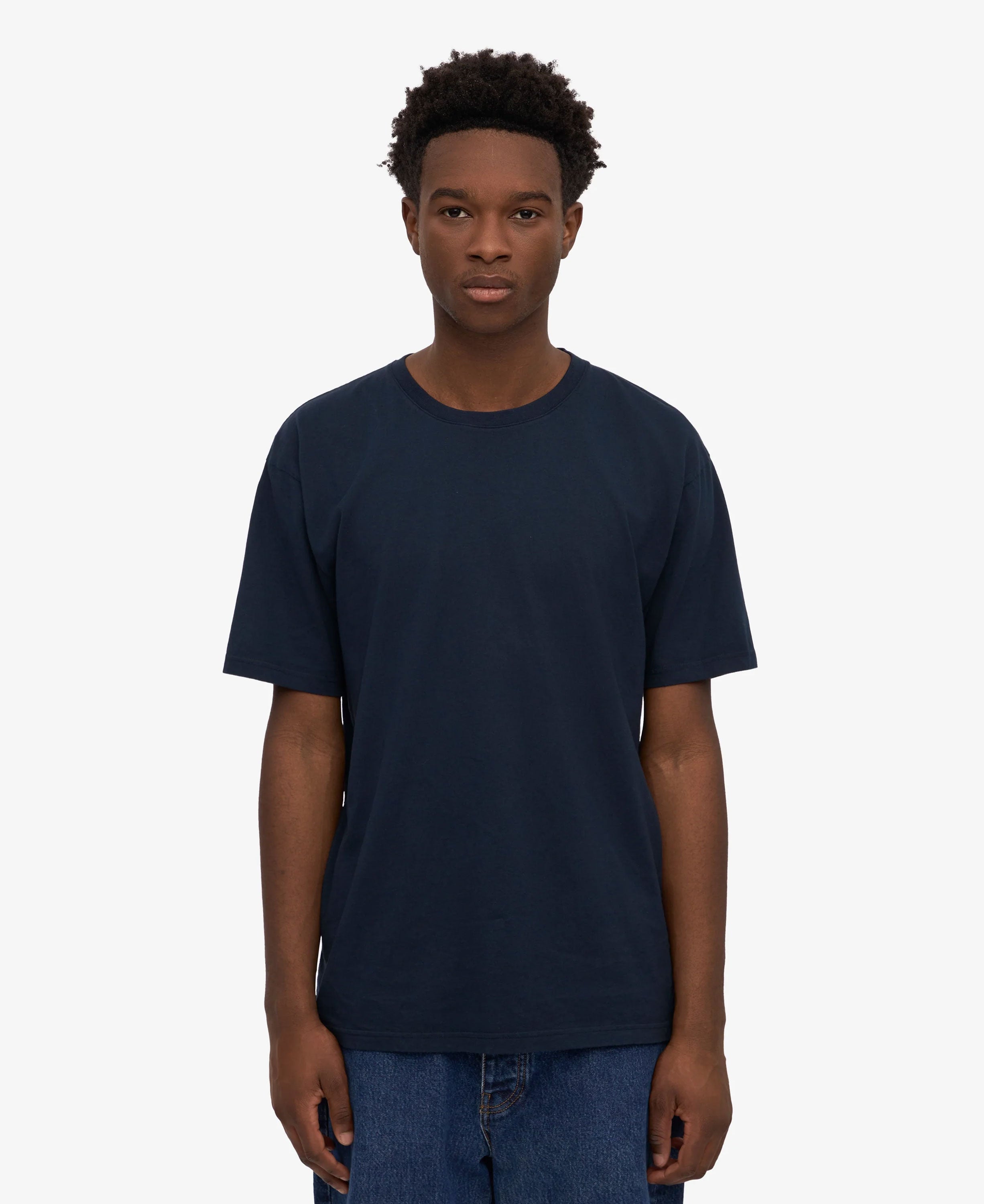 Classic Organic Tee - Navy Blue