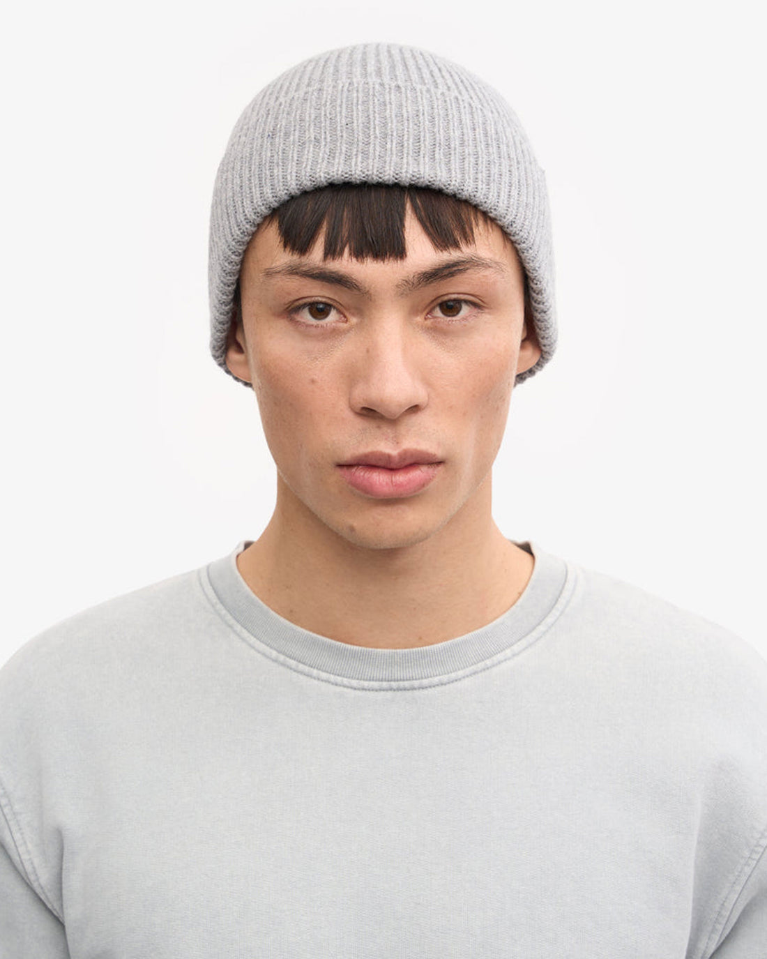 Merino Wool Beanie - Heather Grey