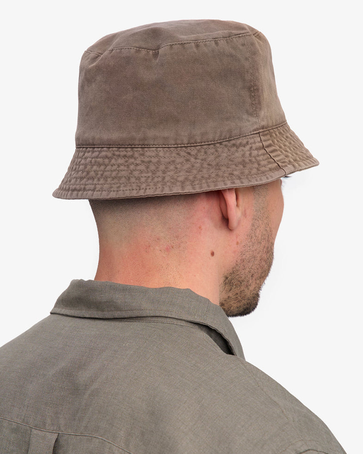 Organic Cotton Bucket Hat - Faded Khaki