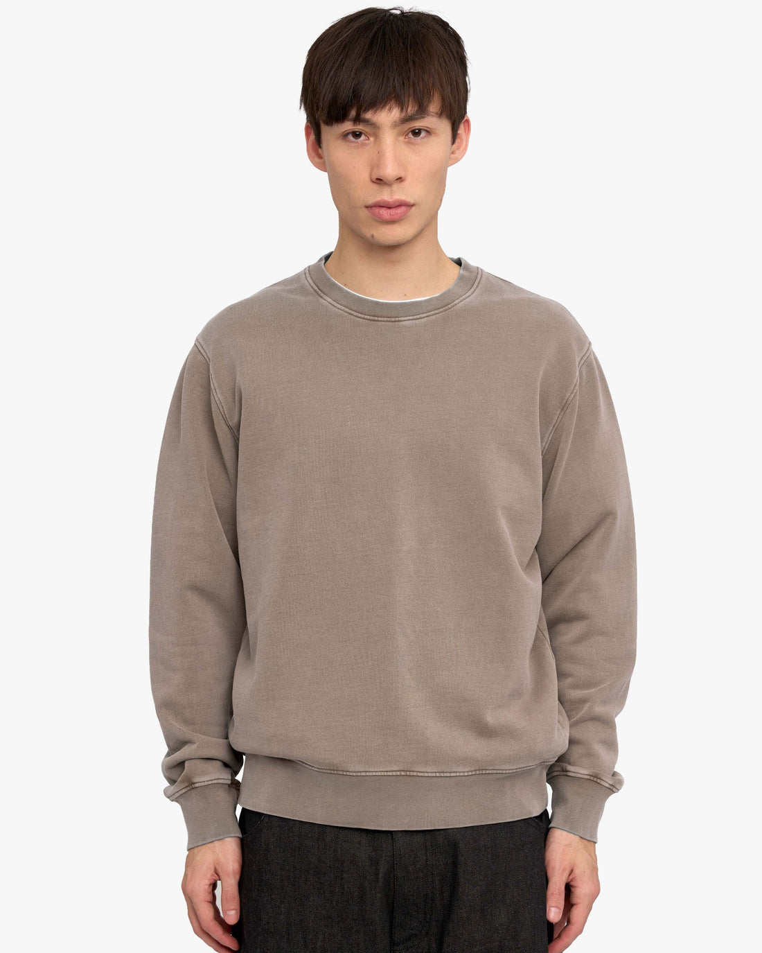 Classic Organic Crew - Faded Khaki