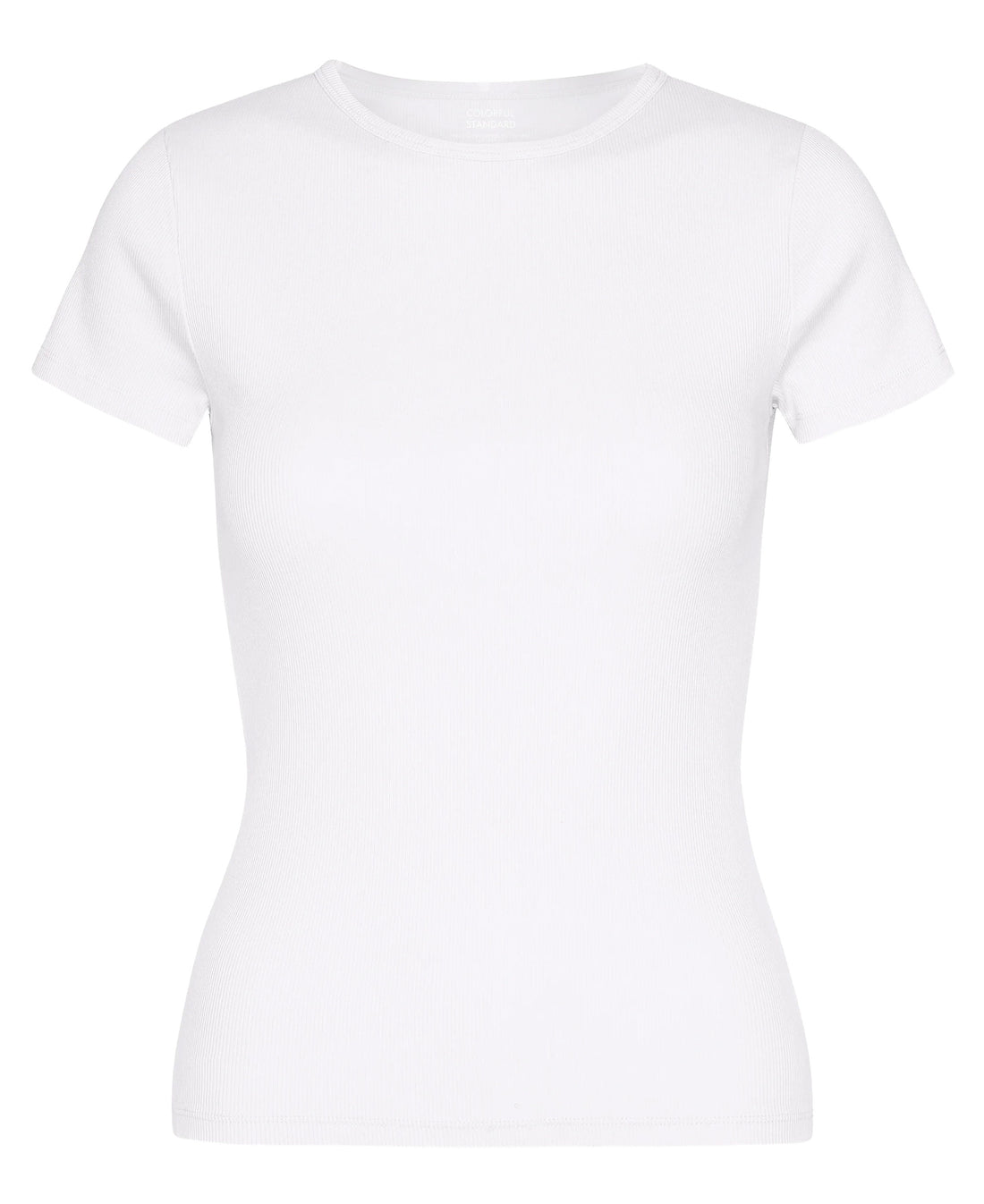 Organic Rib Short Sleeve T-Shirt - Optical White