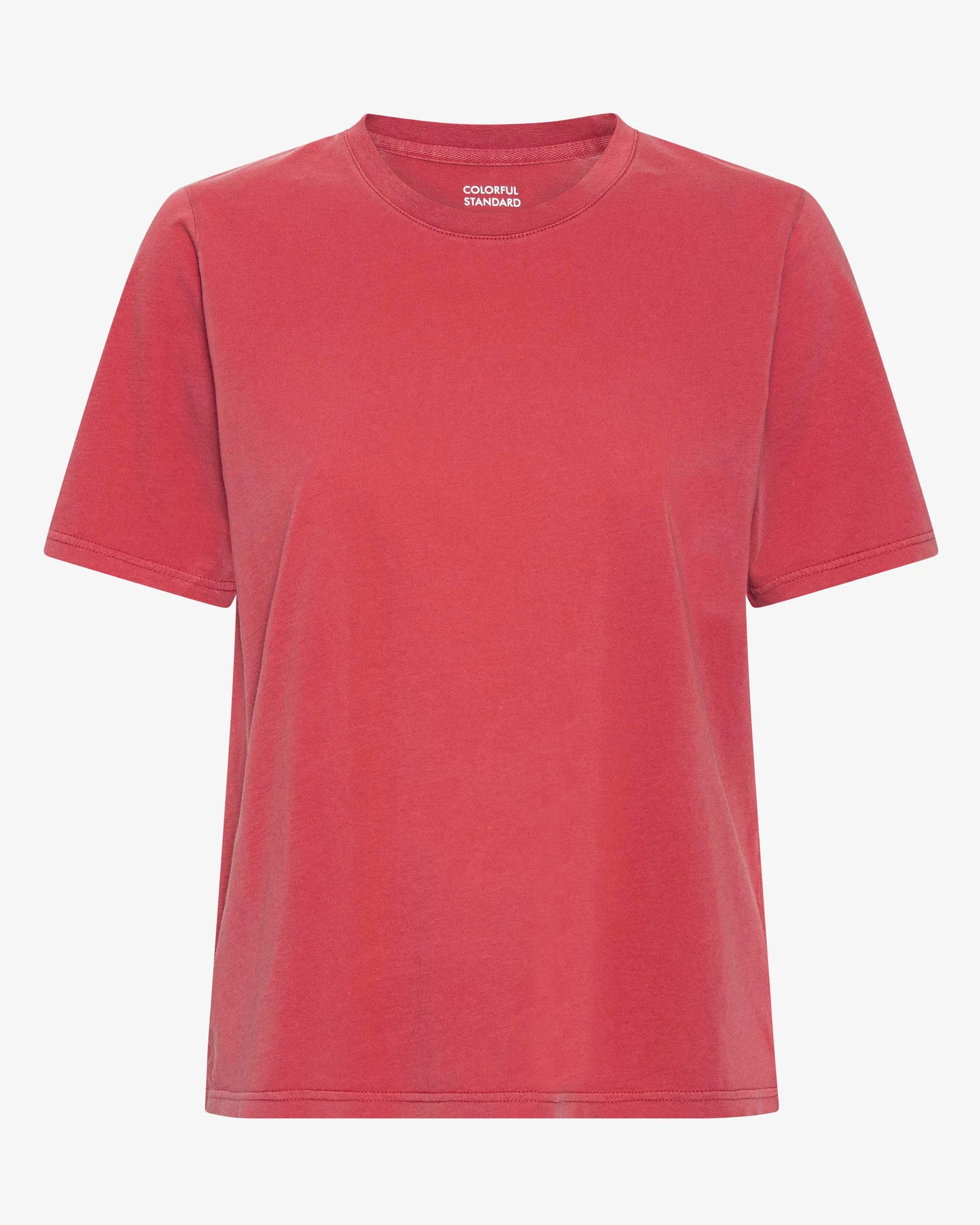 Women Light Organic Tee - Faded Red