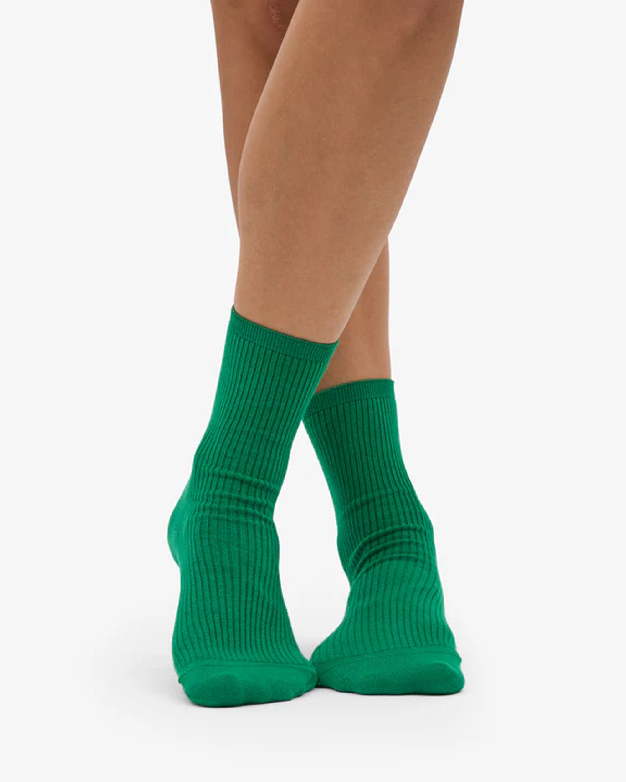 Women Classic Organic Sock - Kelly Green