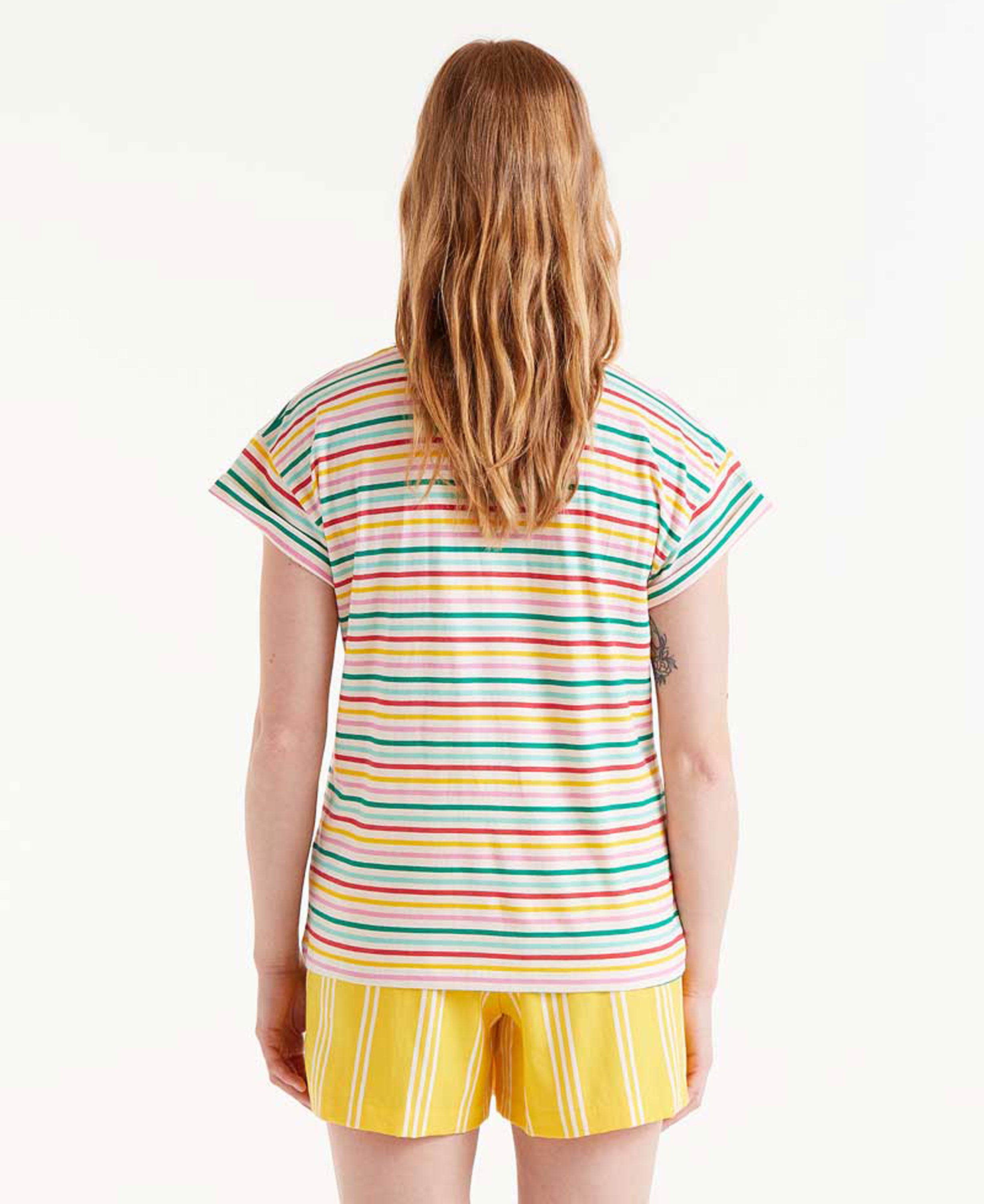 Soju Striped Print T-Shirt - Stripes 3