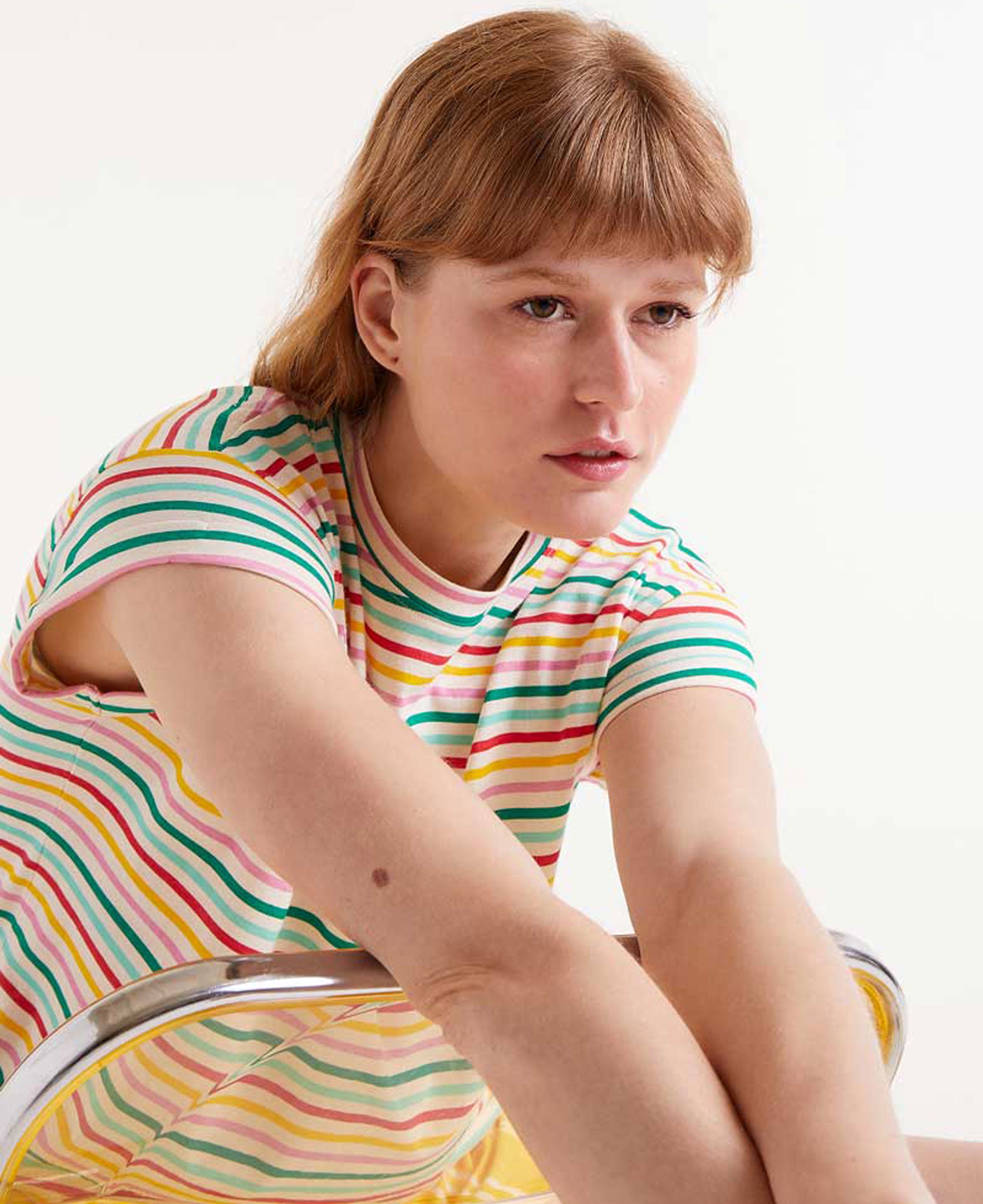 Soju Striped Print T-Shirt - Stripes 3