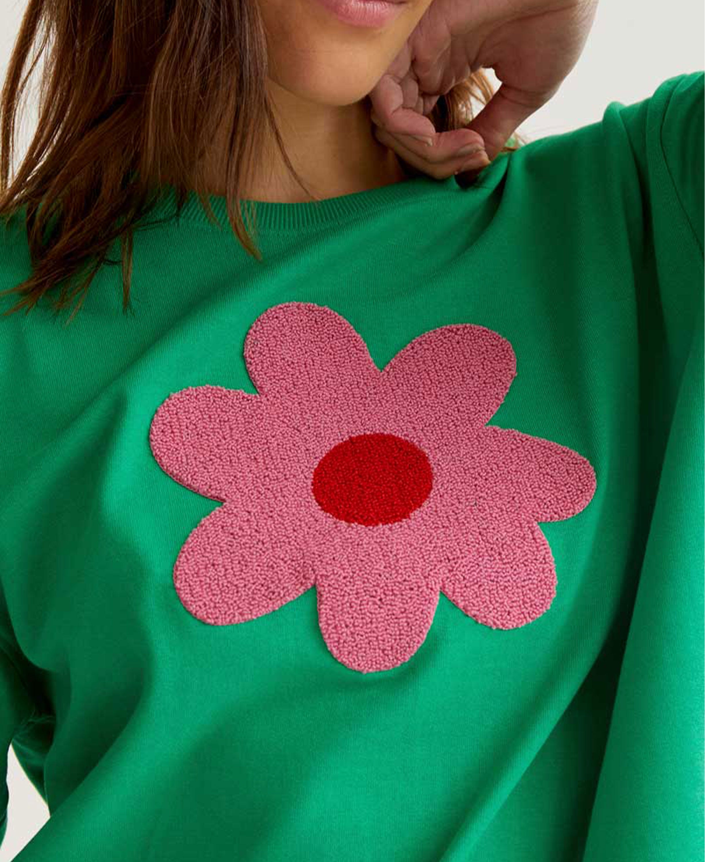 Cotton Sweatshirt - Green