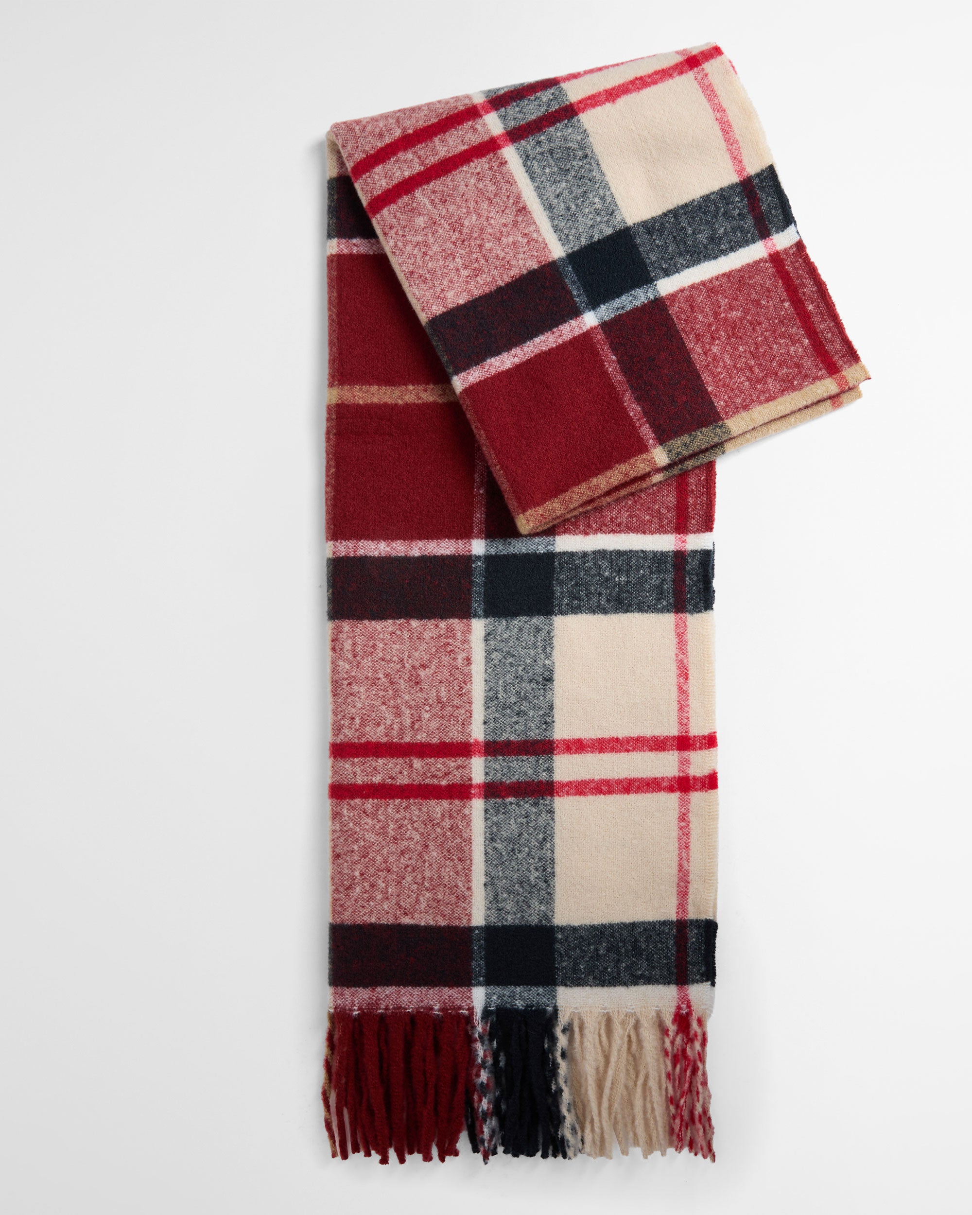 Deanna Tartan Scarf - Light Cardinal Tartan