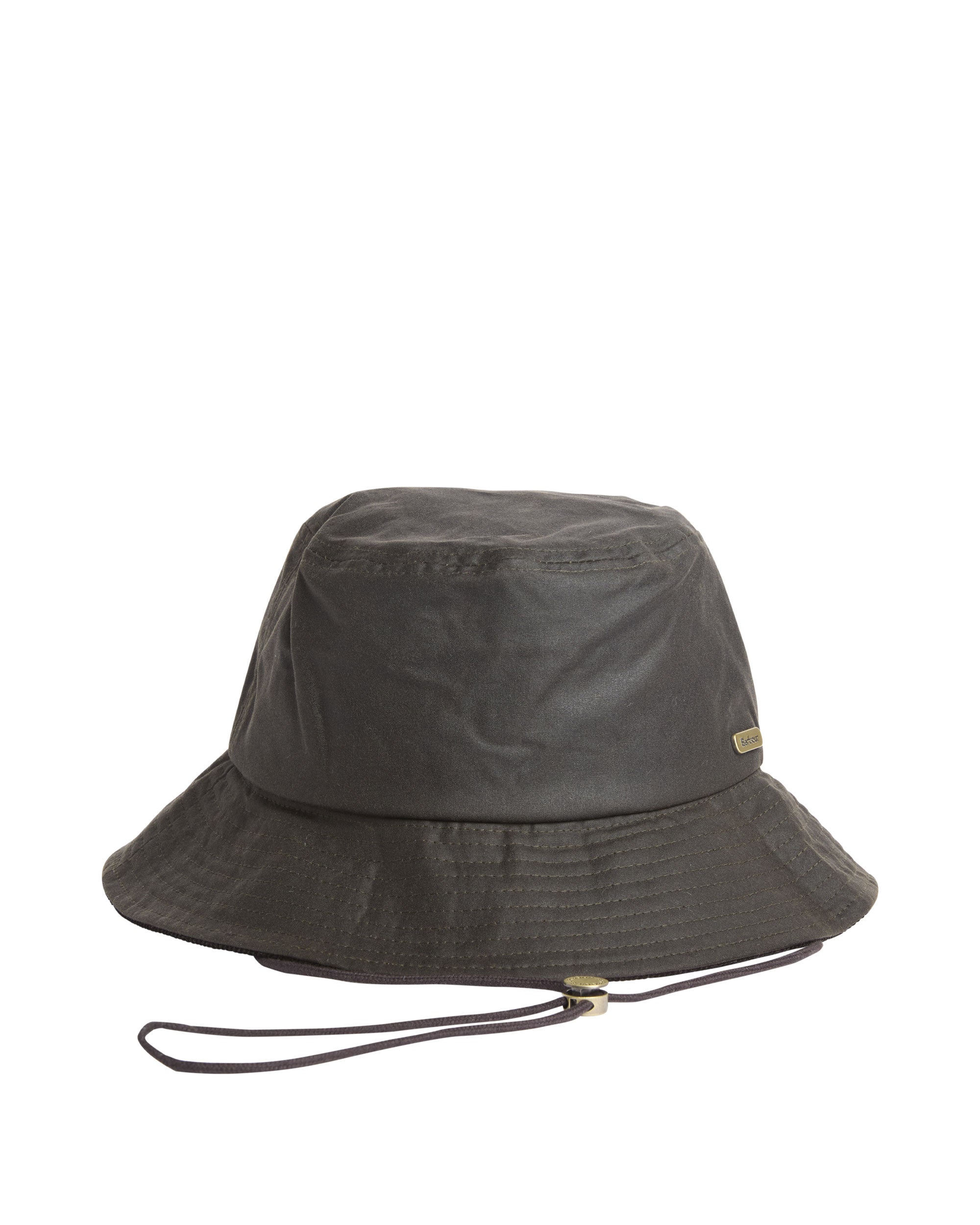 Delilah Waxed Bucket Hat - Olive