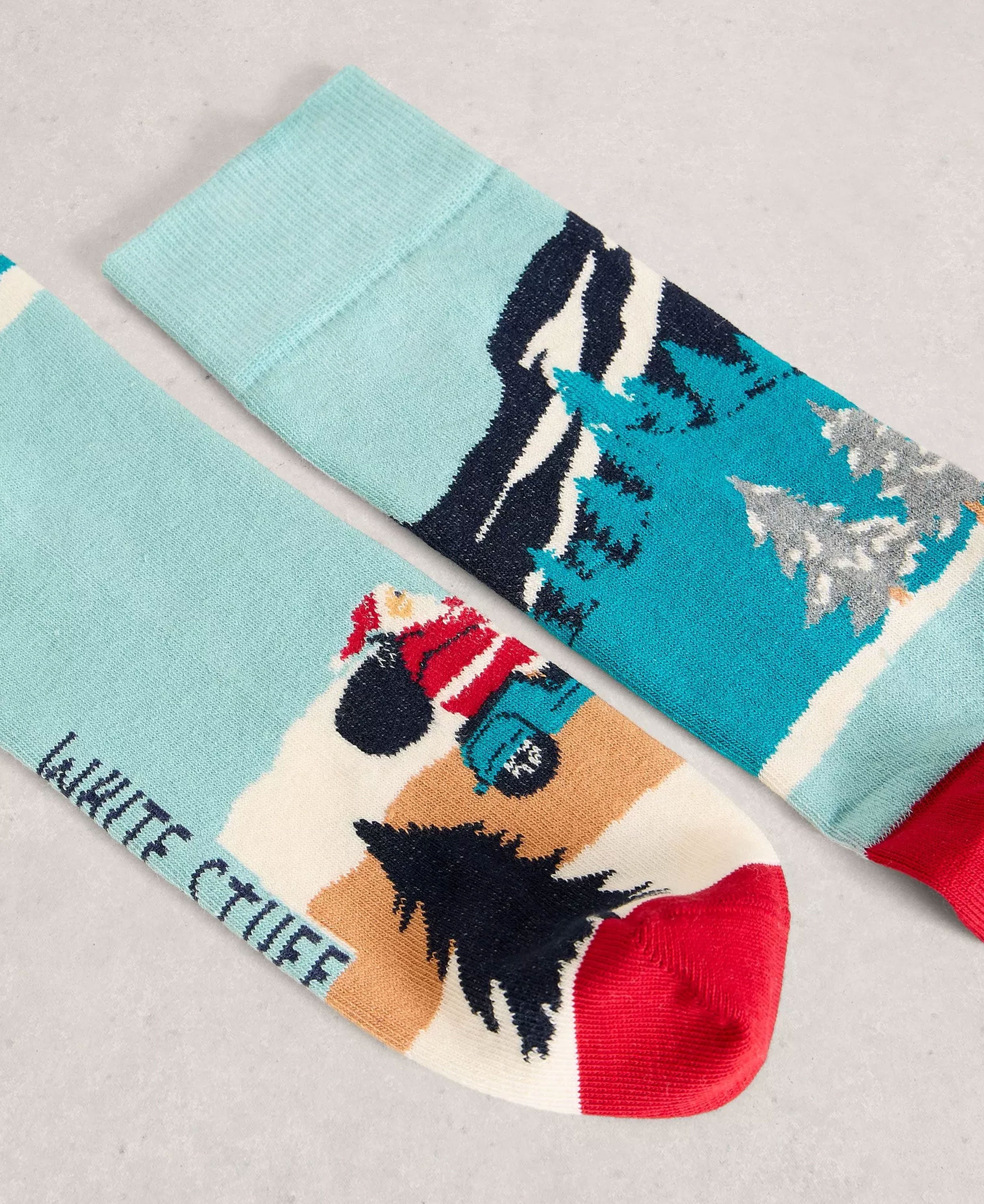 Driving Santa In A Cracker - Blue Multi