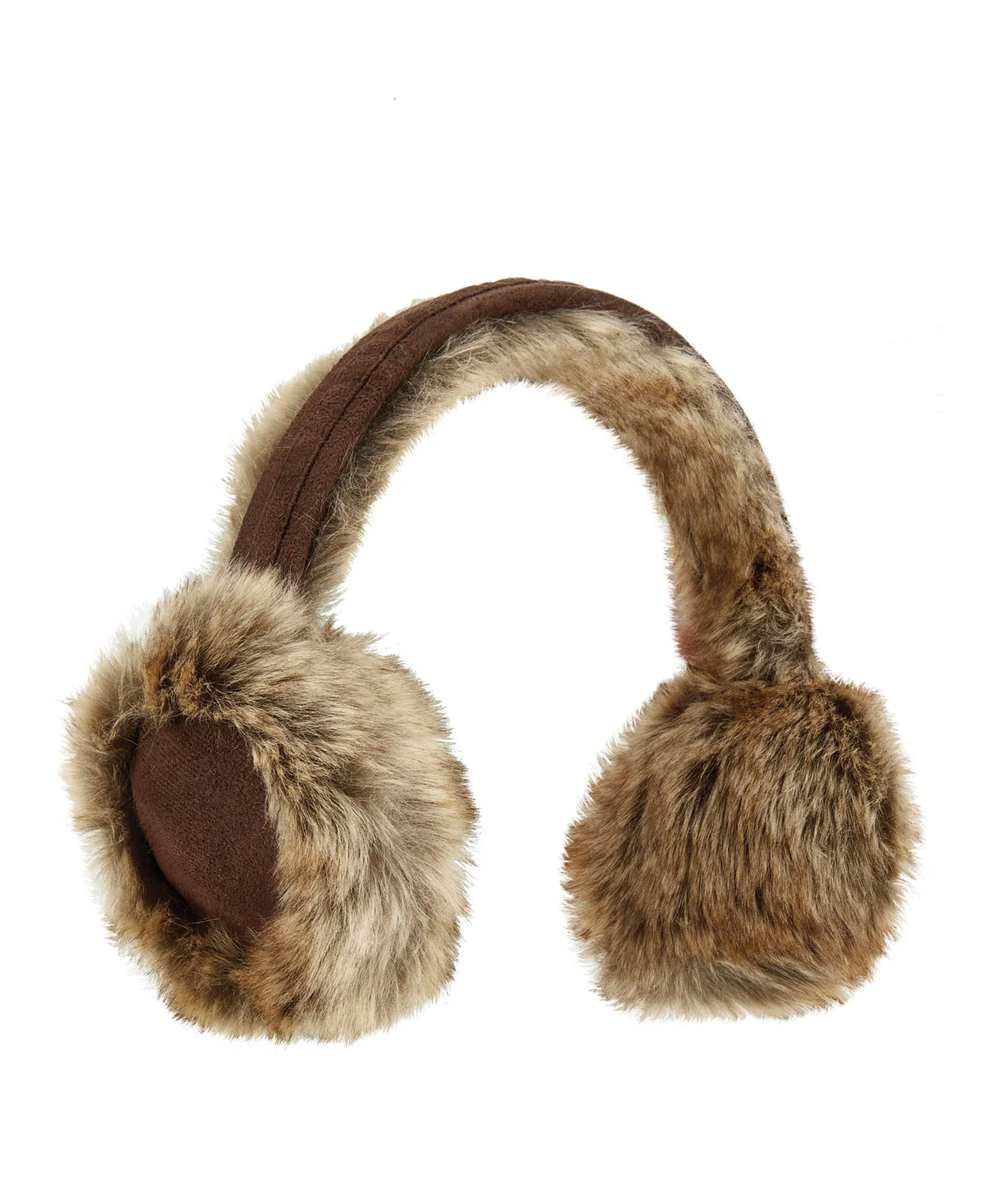 Hillcrest Faux Fur Earmuffs - Chinchilla