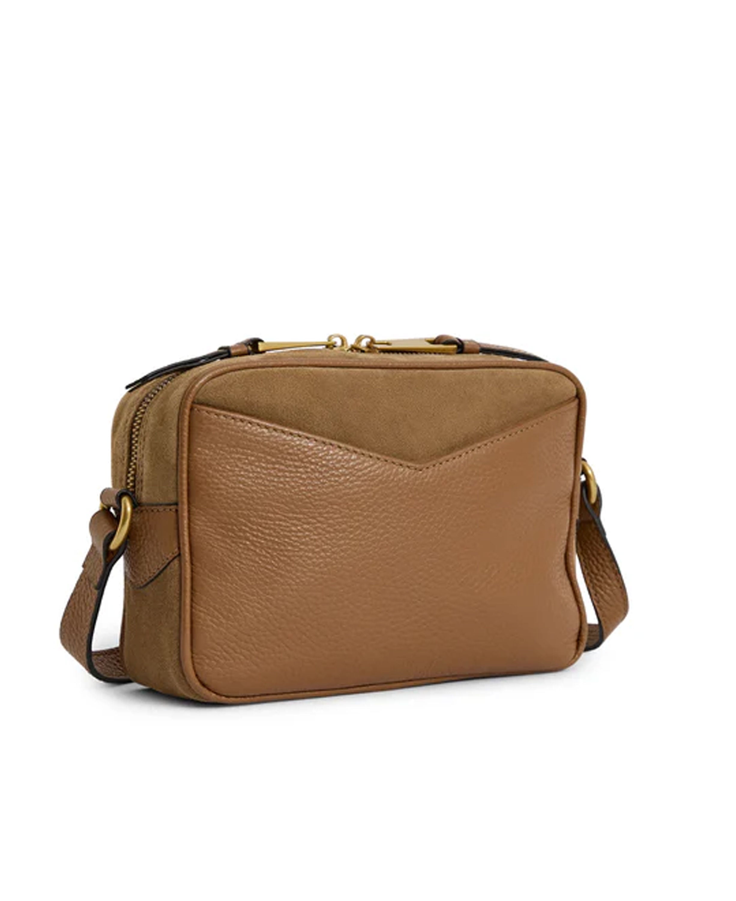 Fulham Cross Body Bag Suede - Tan