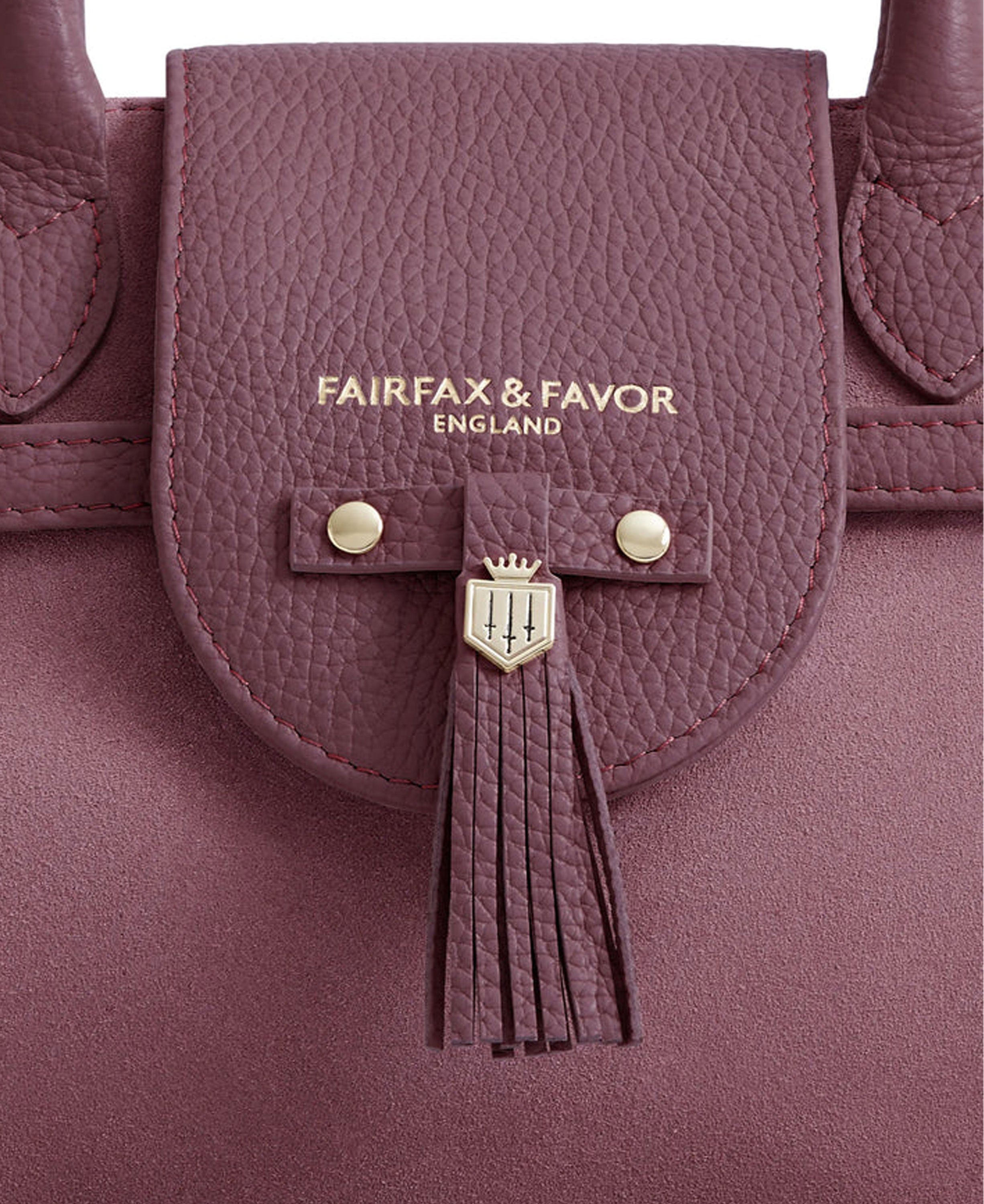Mini Windsor Handbag - Heather Suede