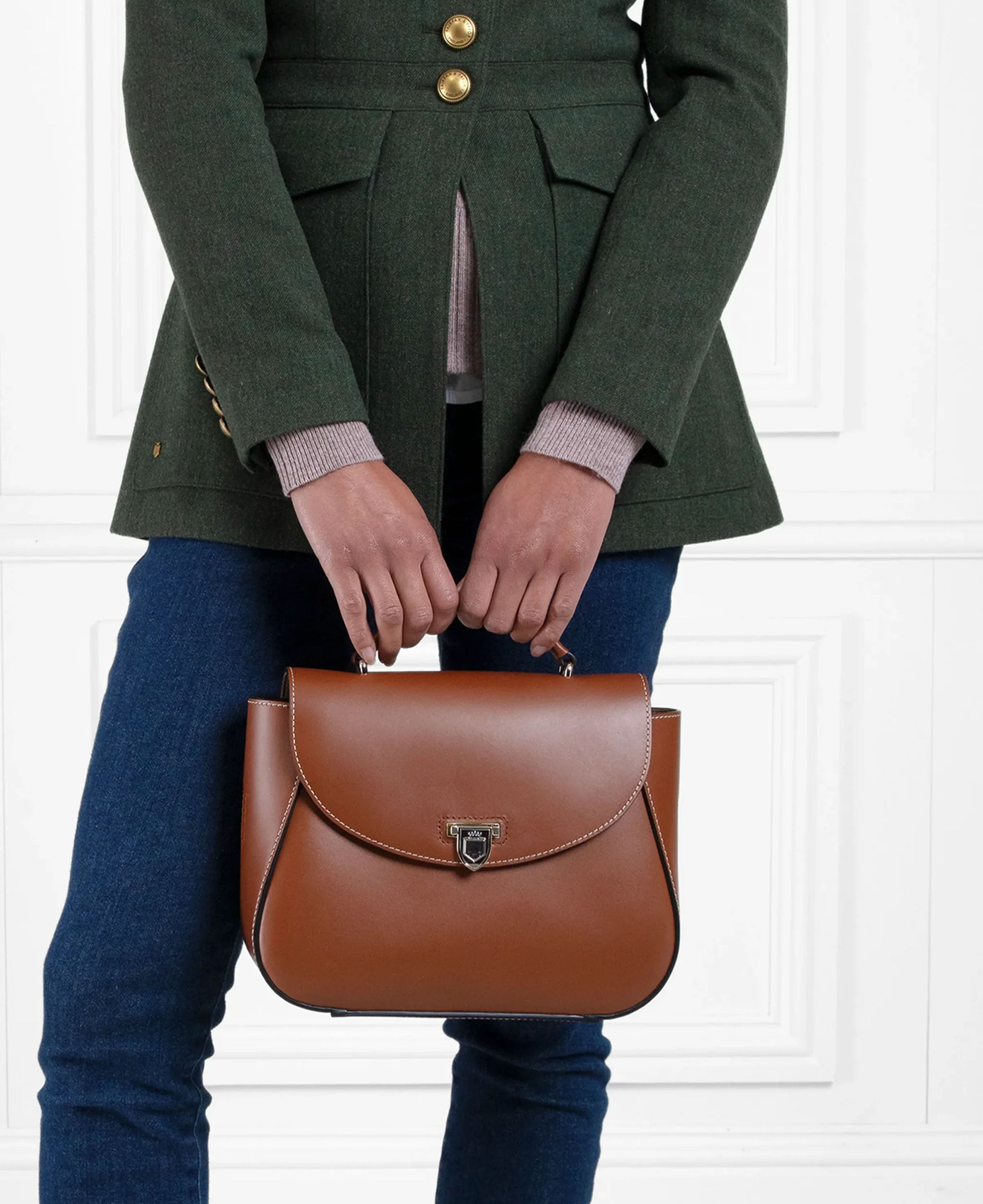 Blenheim Handbag - Tan Leather