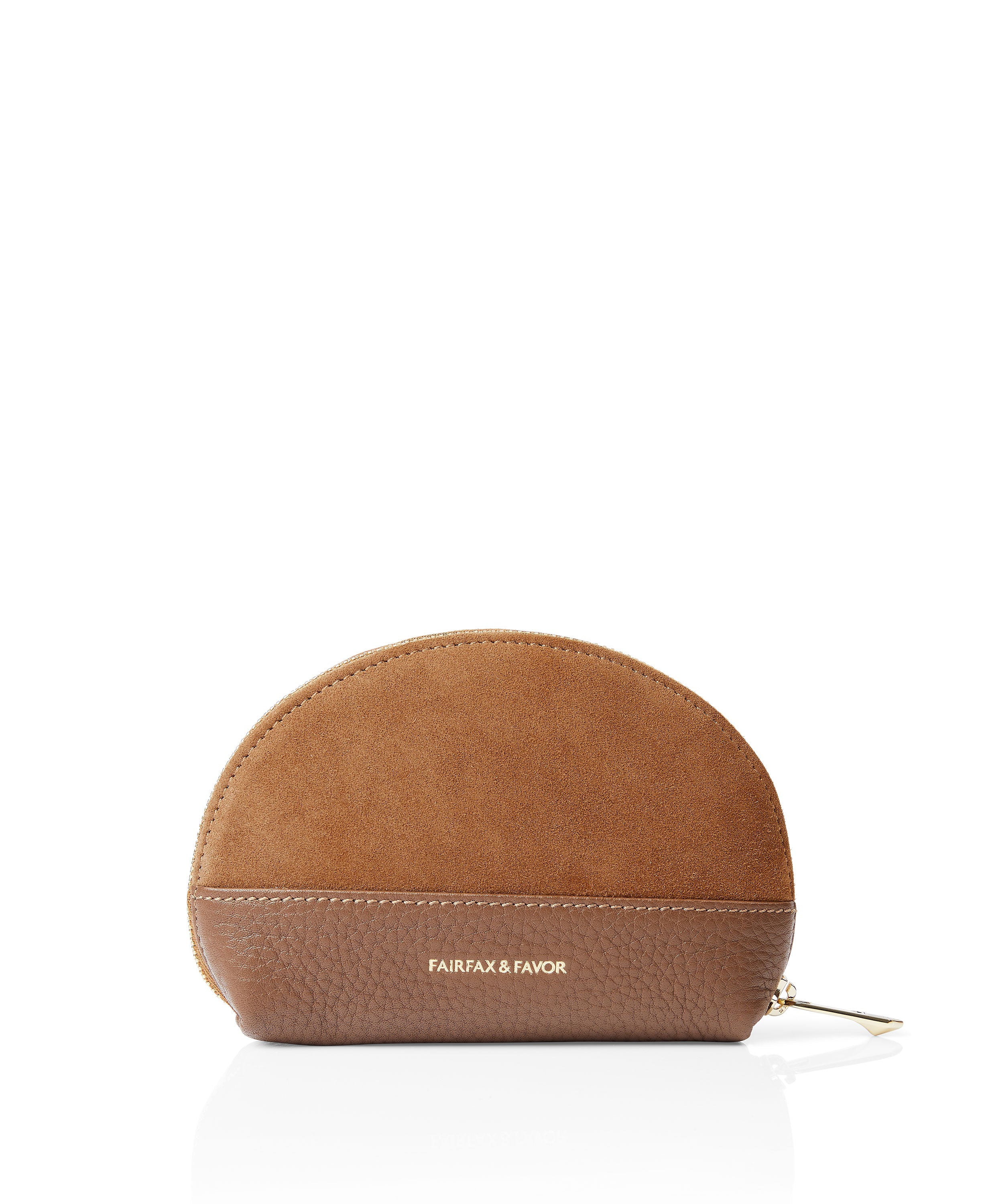 Chiltern Coin Purse - Tan Suede