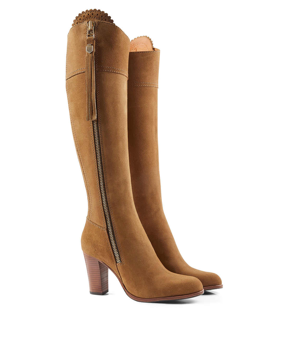 Regina High Heeled Boot - Tan