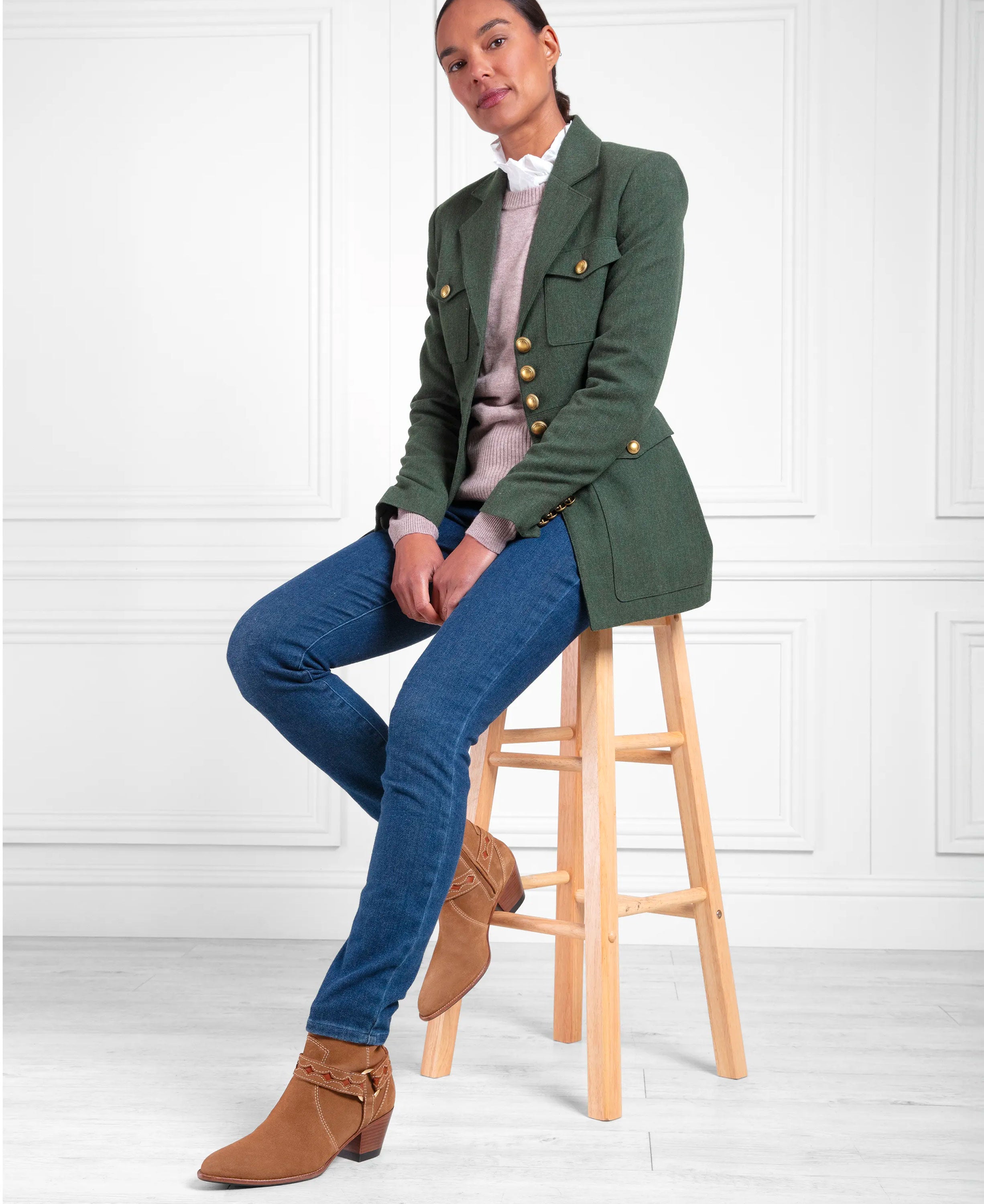 Ohio Ankle Boot - Tan Suede