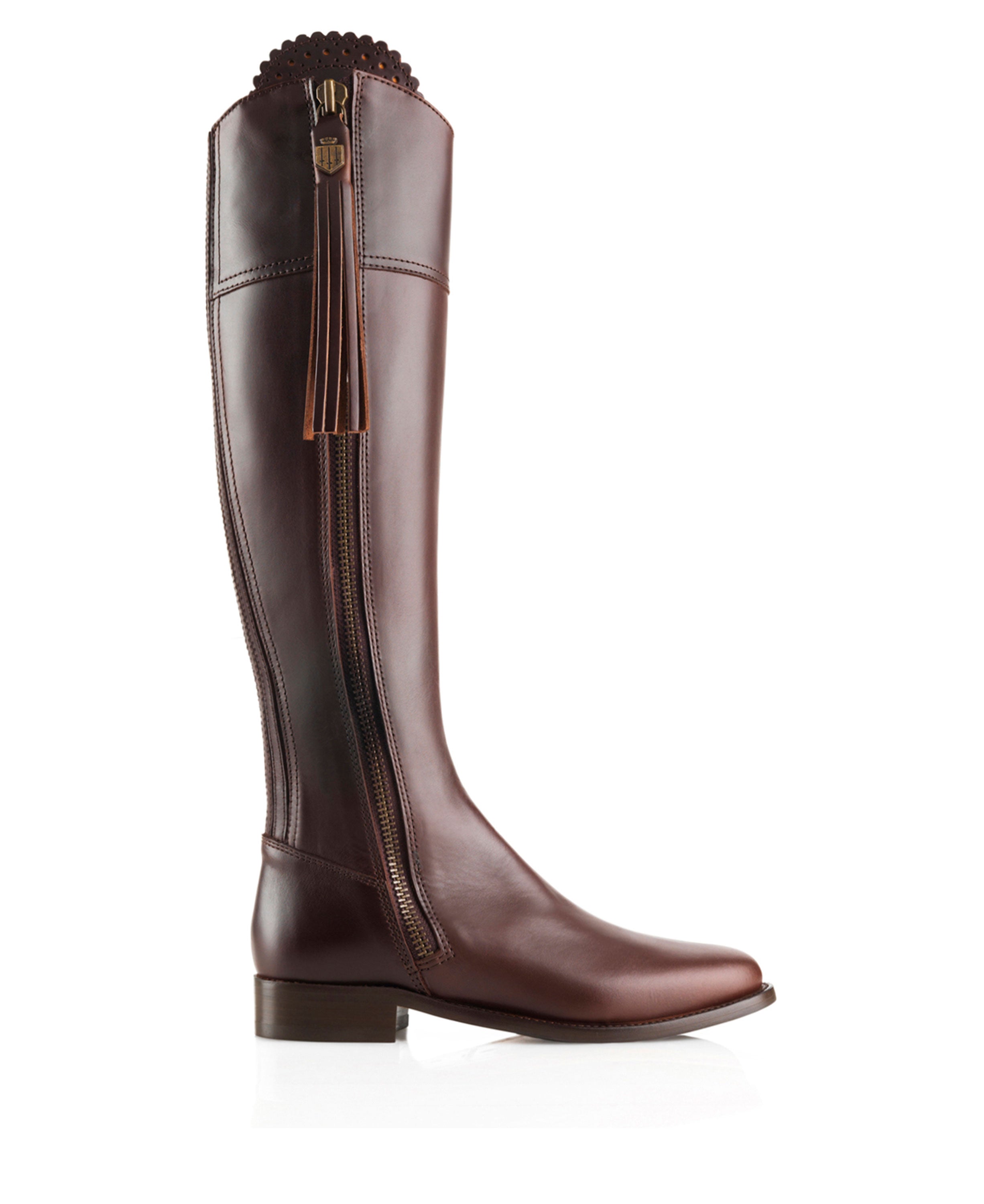 Regina Boot - Mahogany Leather