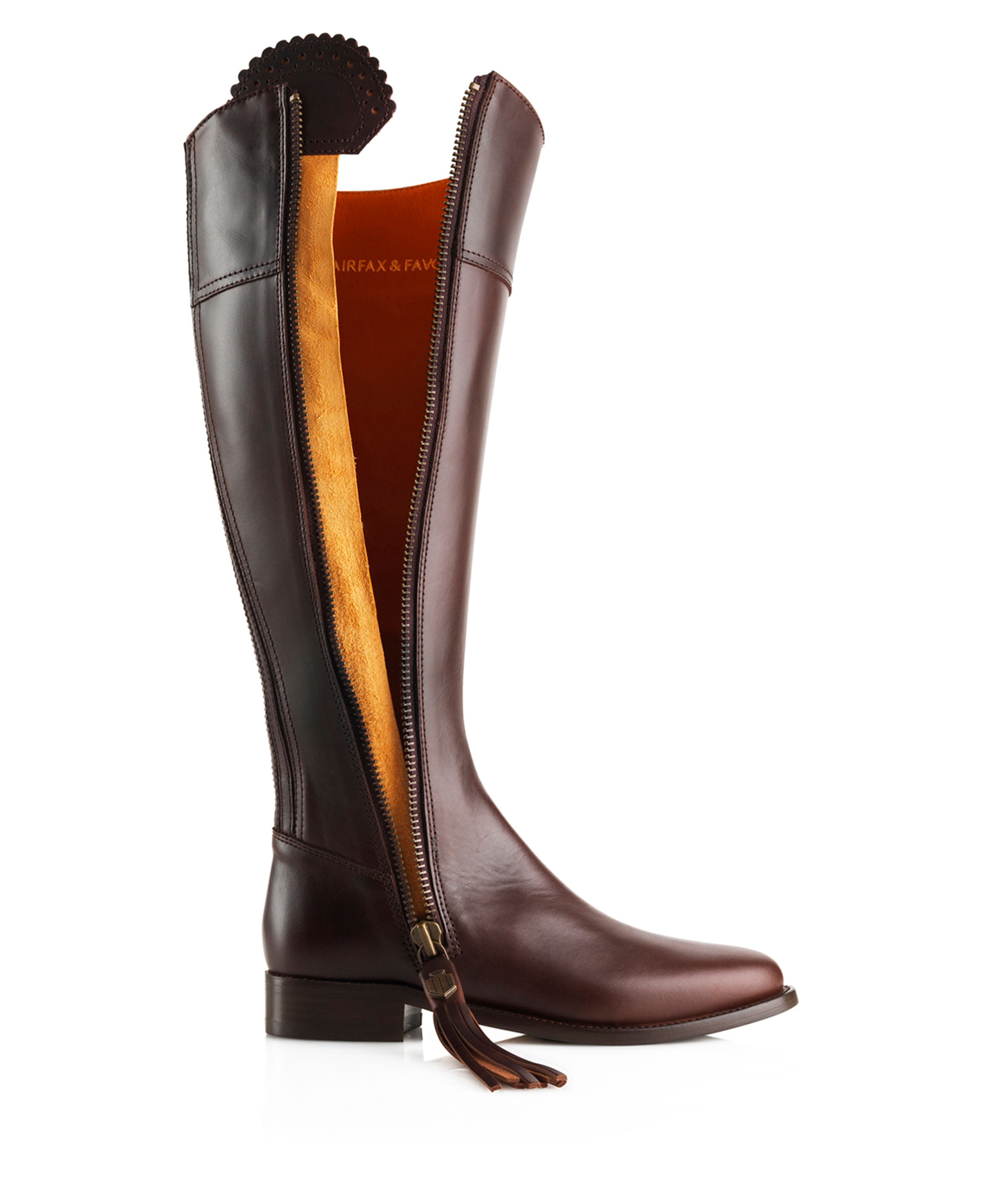 Regina Boot - Mahogany Leather