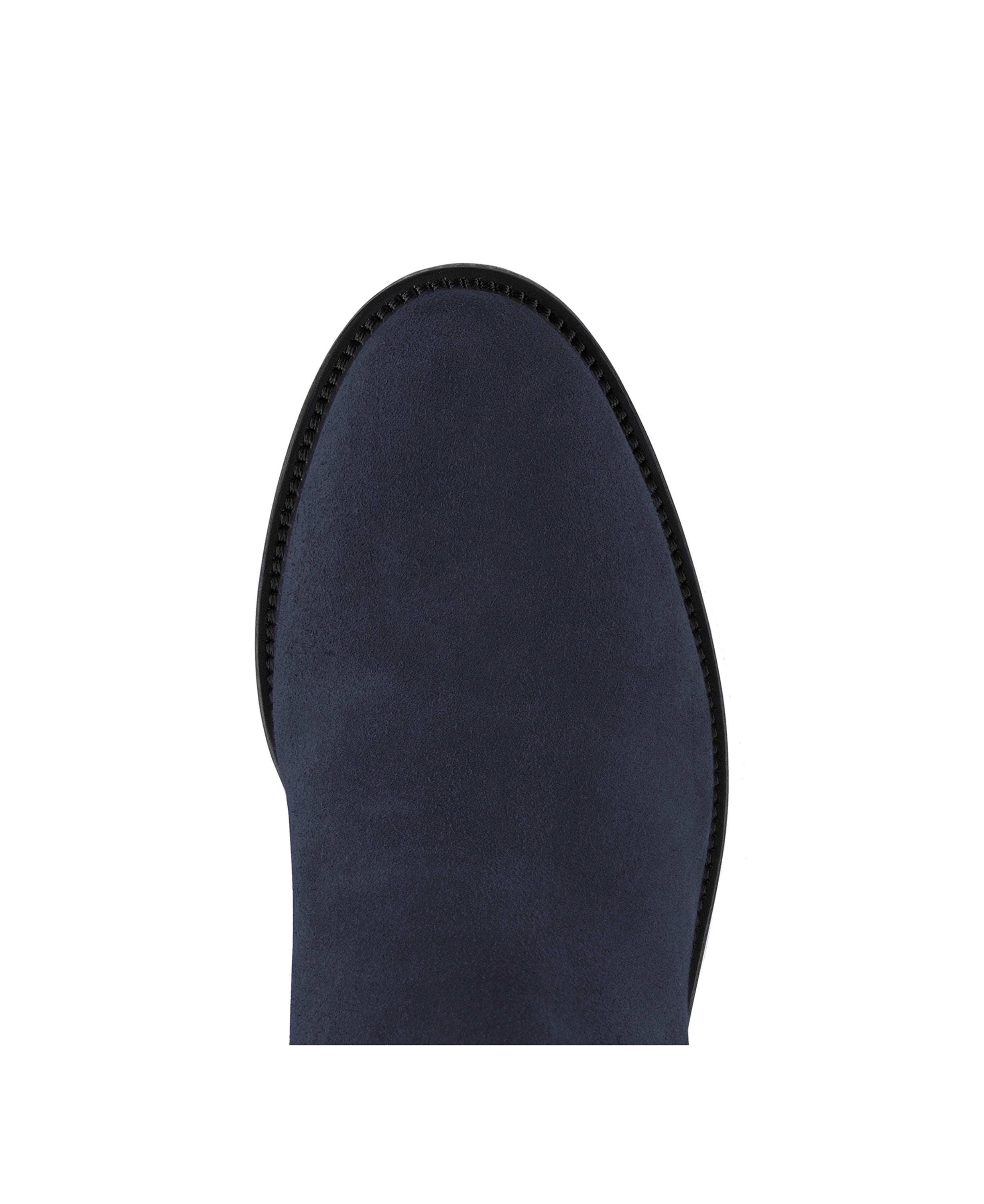 Regina Heeled Boot - Navy