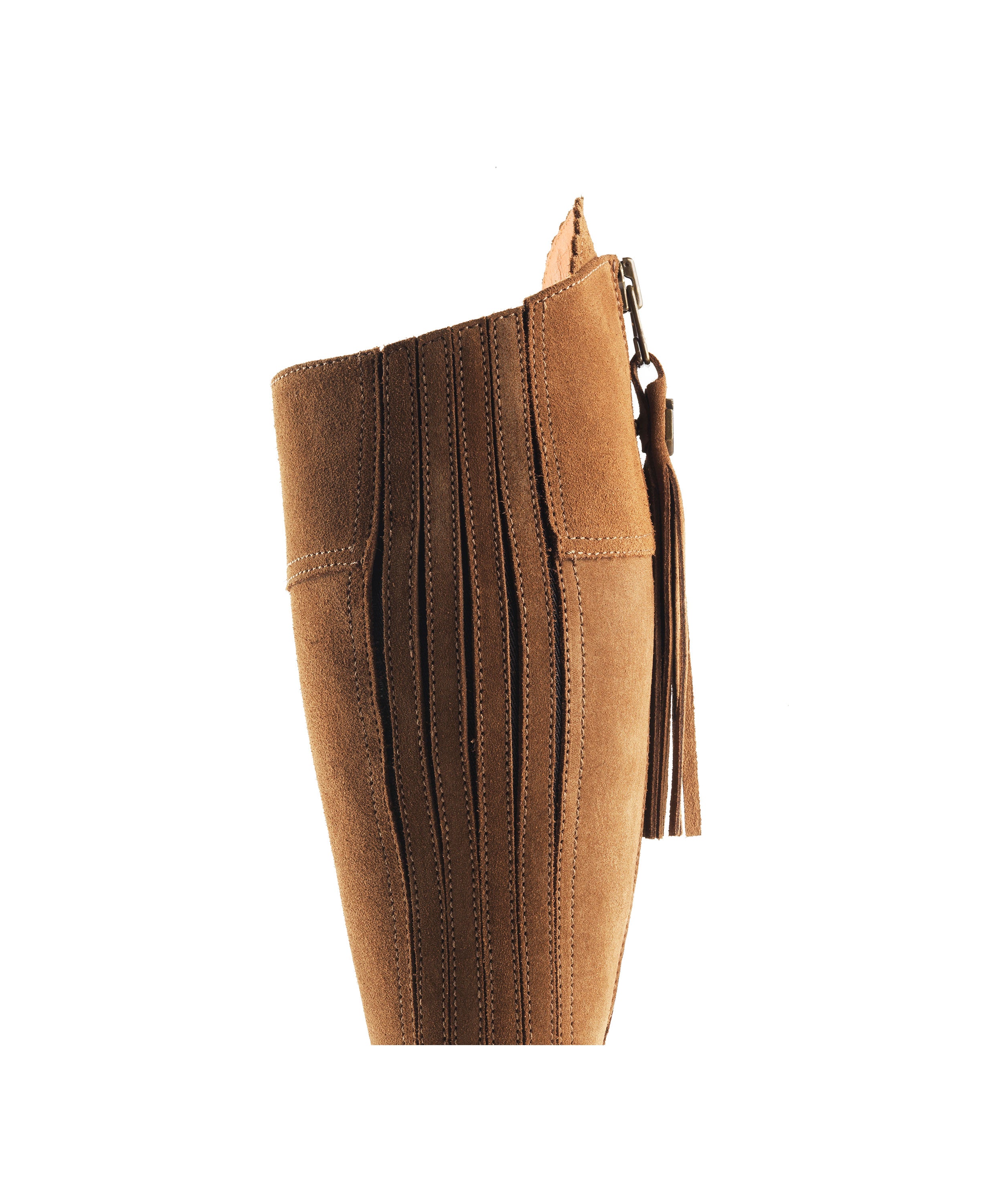Regina Heeled Boot - Tan