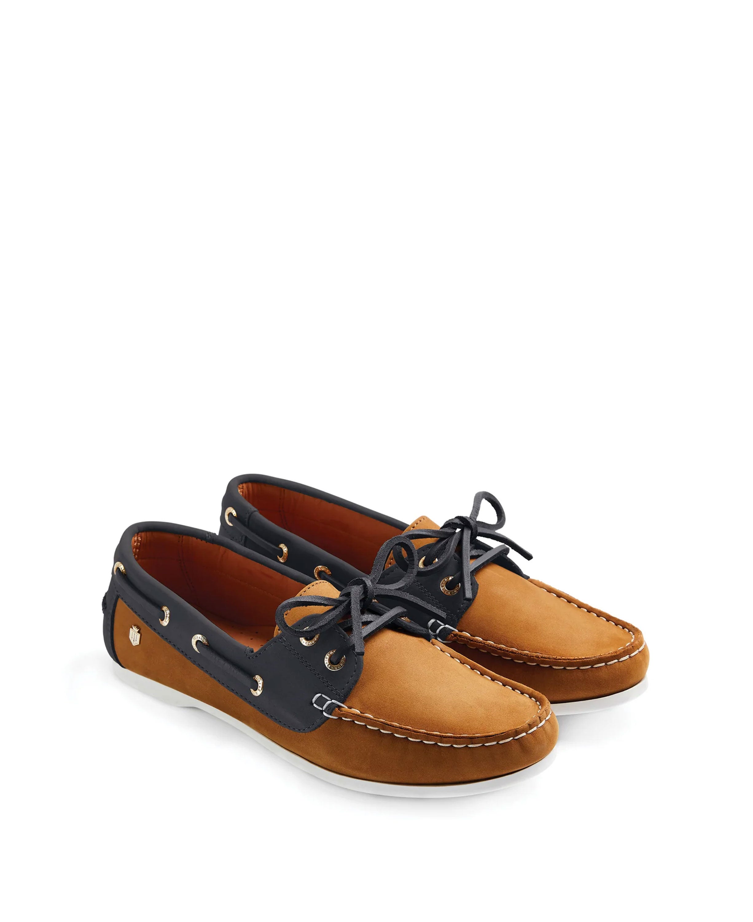Salcombe Deck Shoe - Tan/Navy