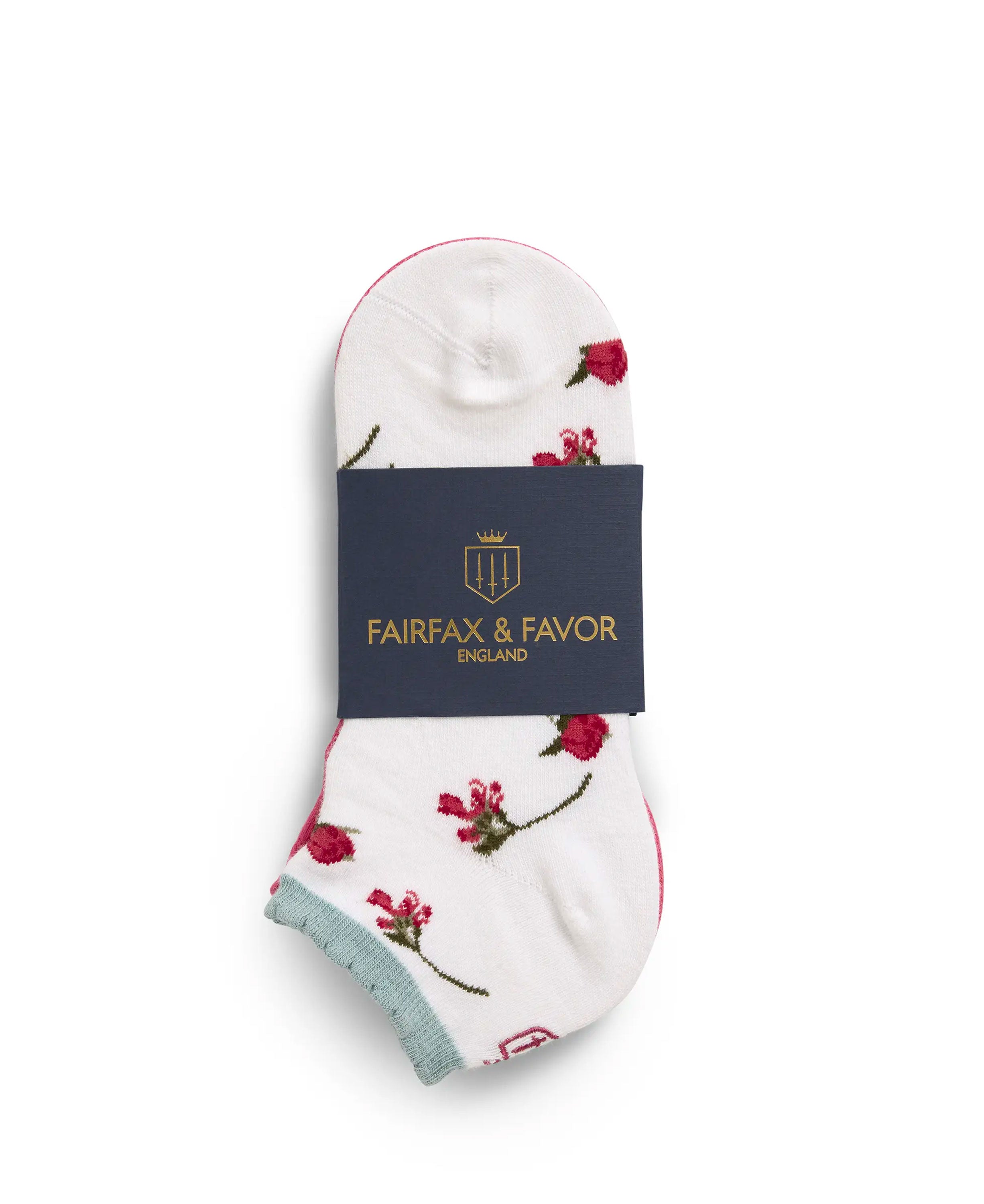 Signature Trainer Socks - Floral/Cherry/Mint
