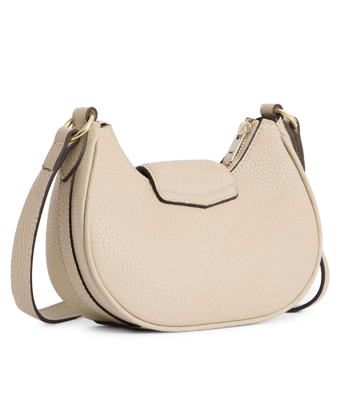 Micro Windsor Cross Body Leather - Stone