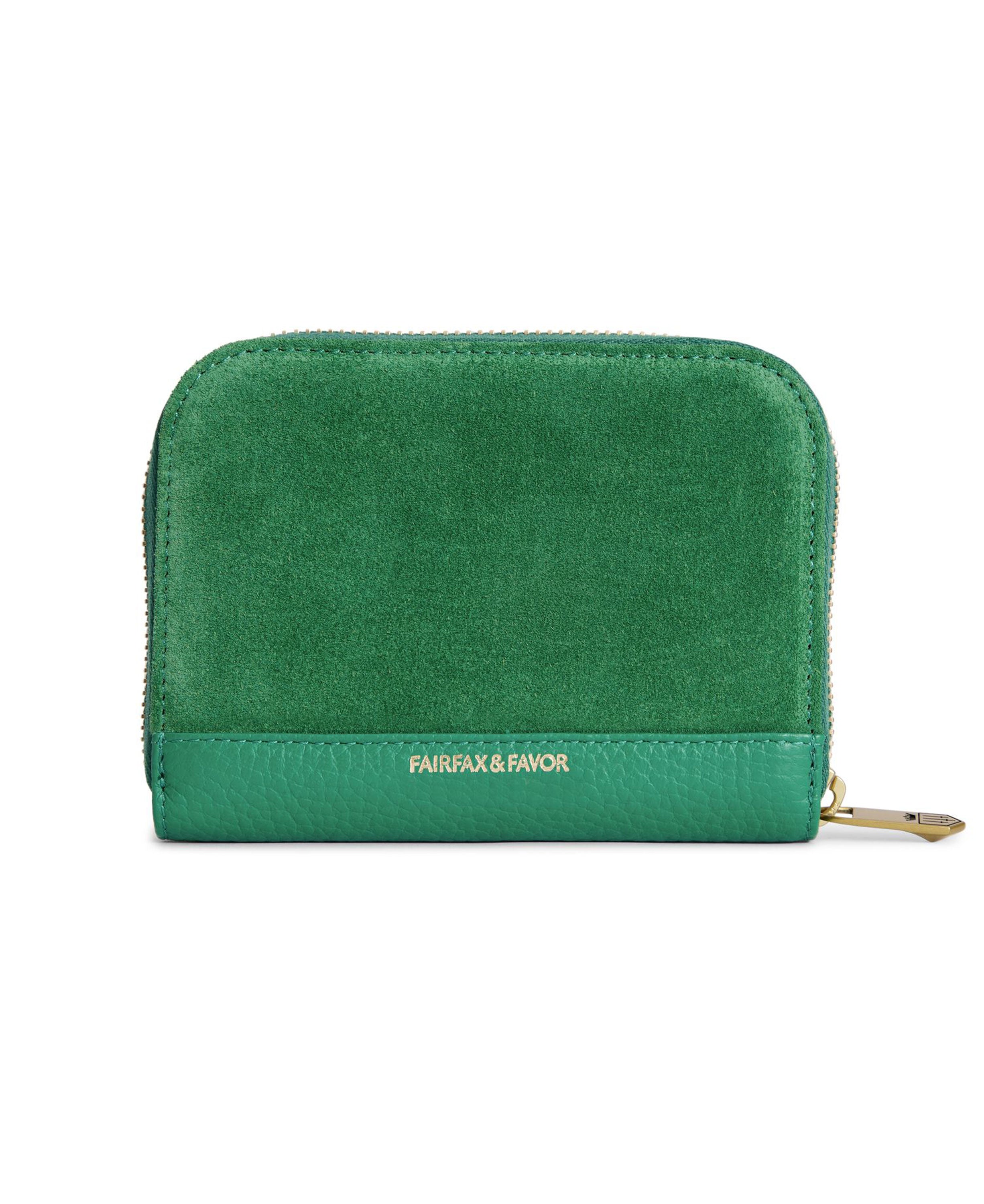 Mini Salisbury Purse Suede - Clover Green