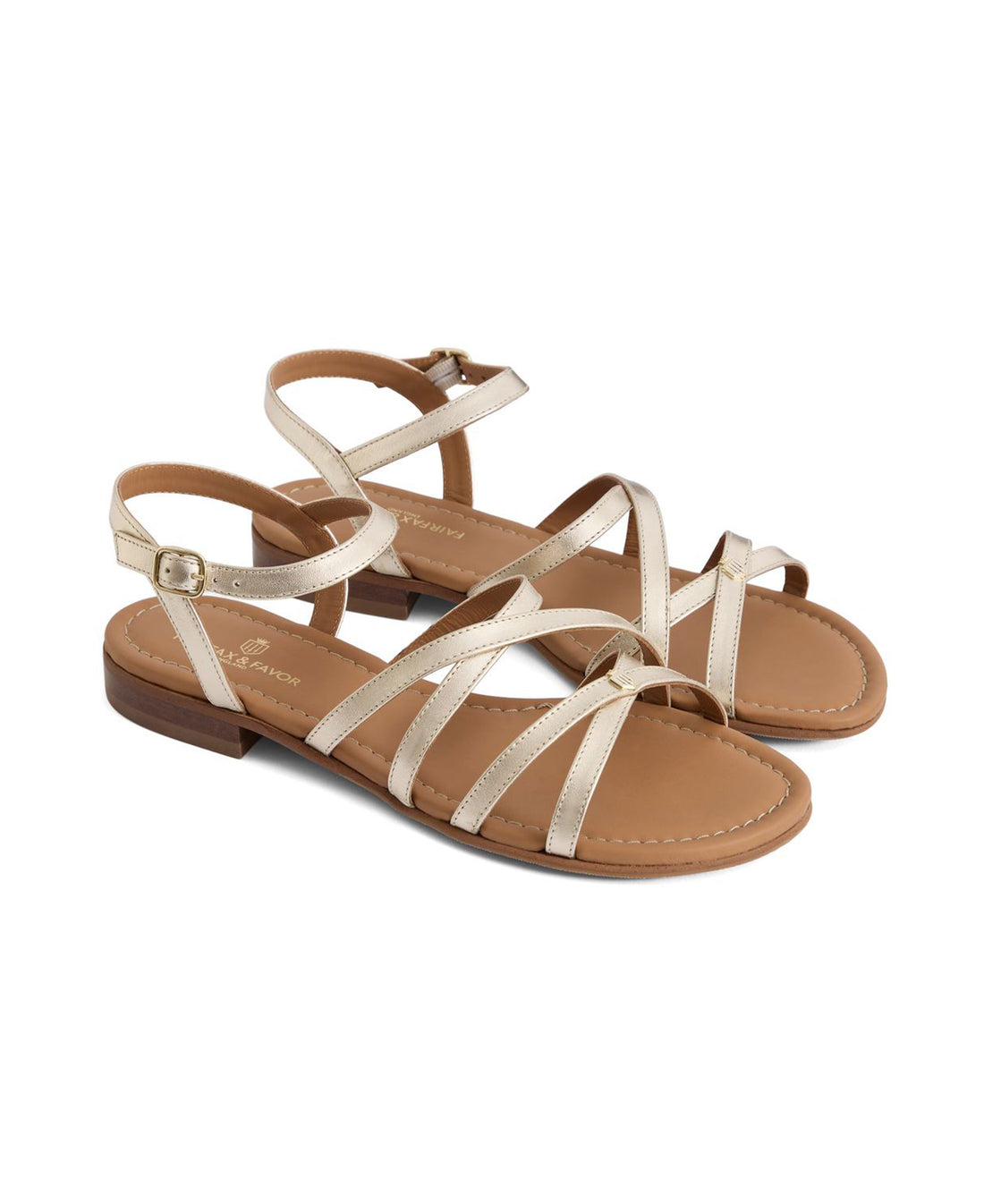 St Ives Sandal Leather - Gold