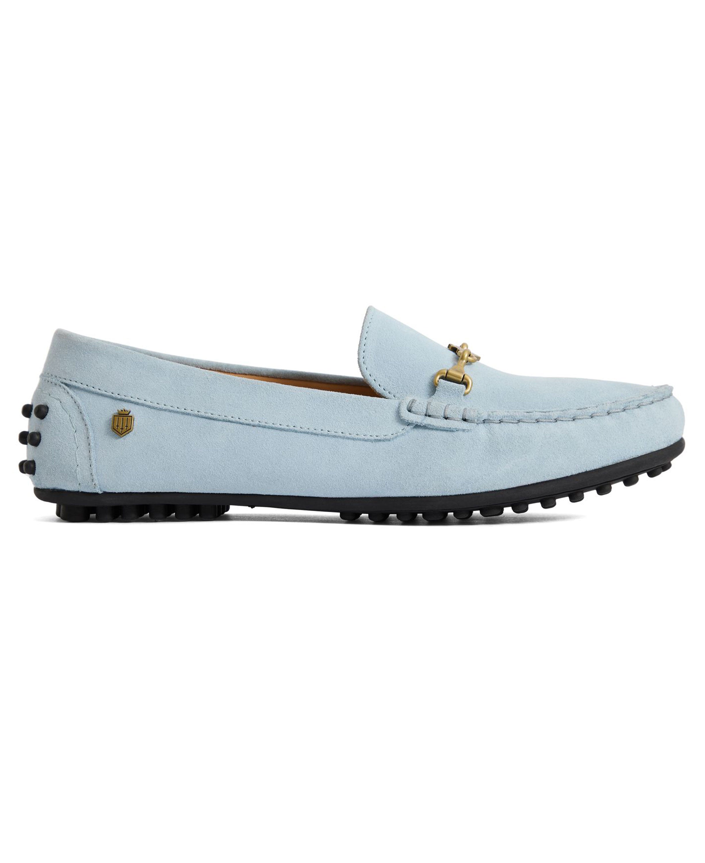 Trinity Driver Suede - Sky Blue