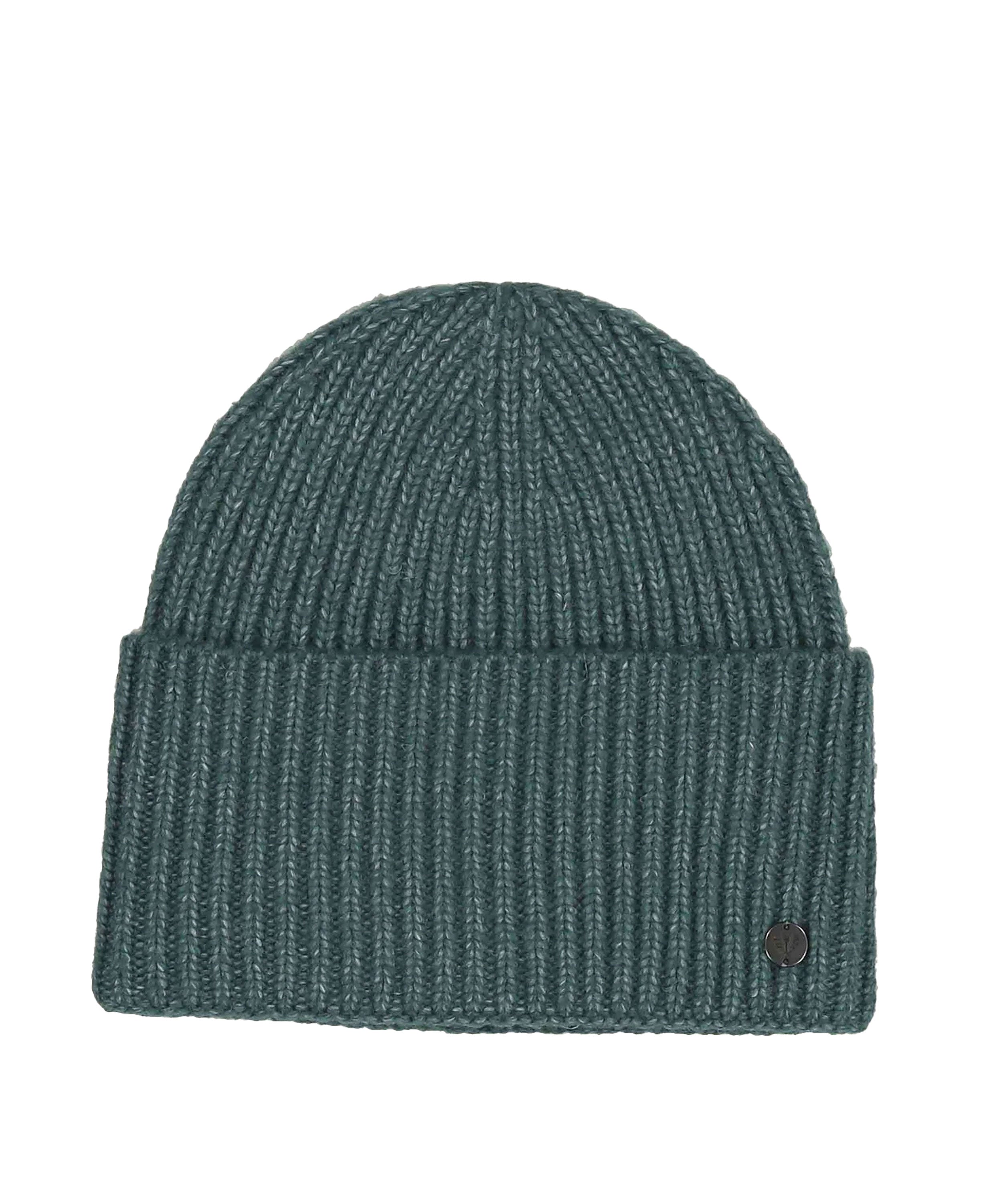 Knitted Wool-Blend Beanie - Crystal Teal