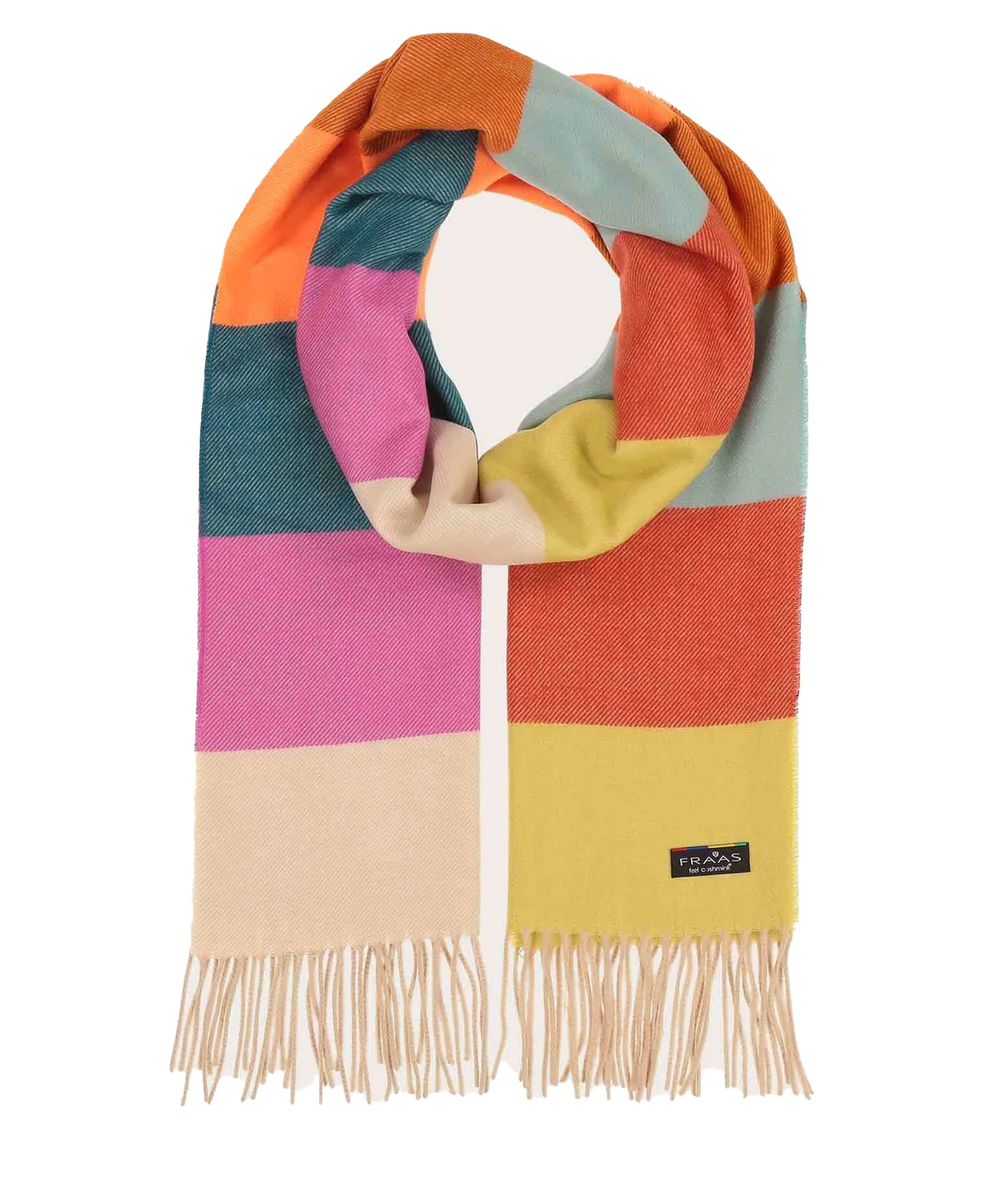 Cashmink Scarf - Multicoloured Striped