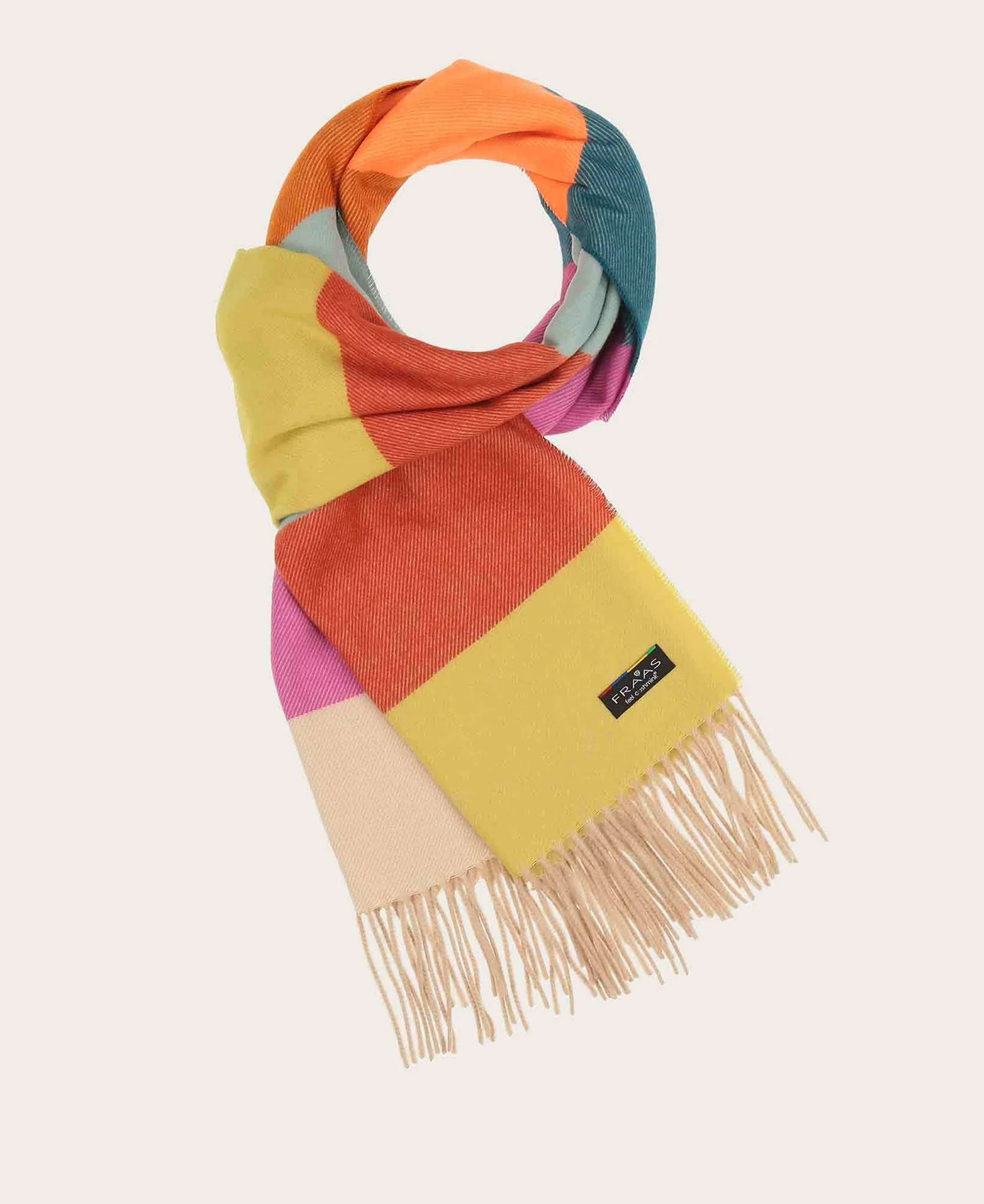 Cashmink Scarf - Multicoloured Striped