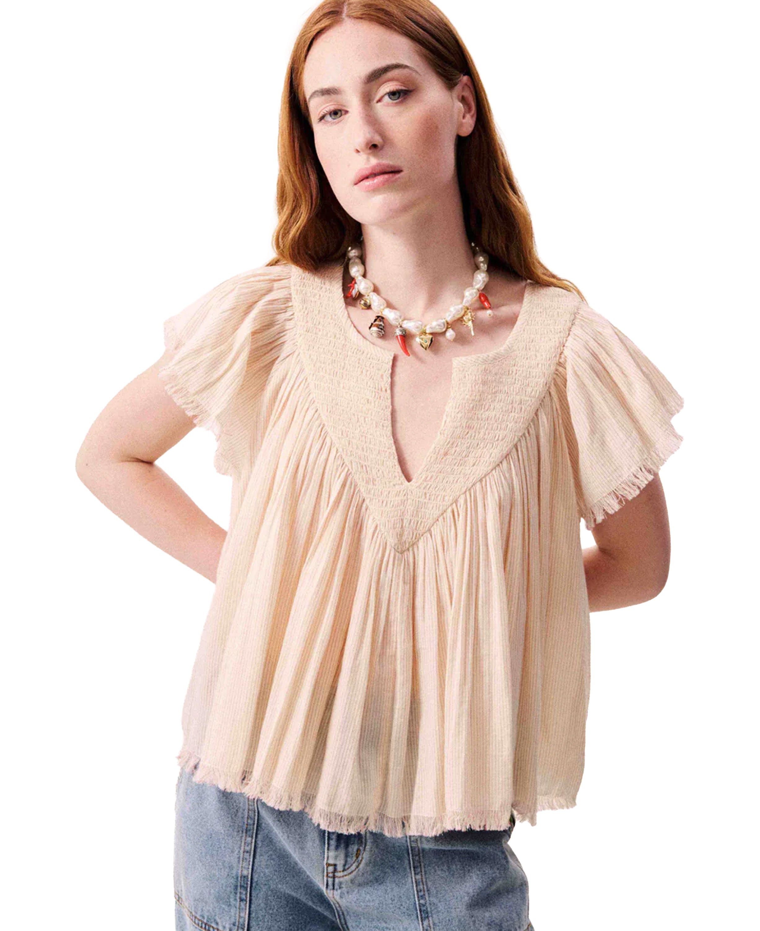 Novaelle Blouse - Rouge