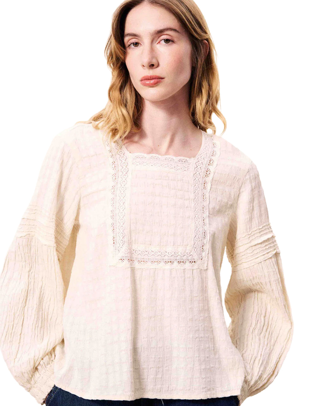 Teahura Blouse - Beurre