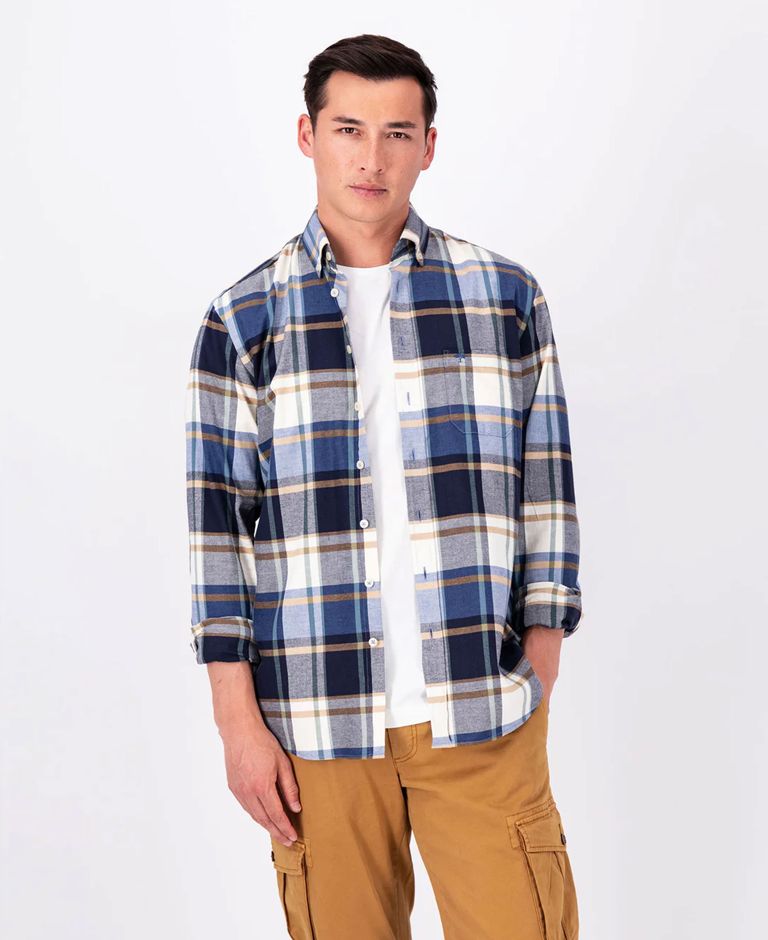 Classic Checks Shirt - Navy