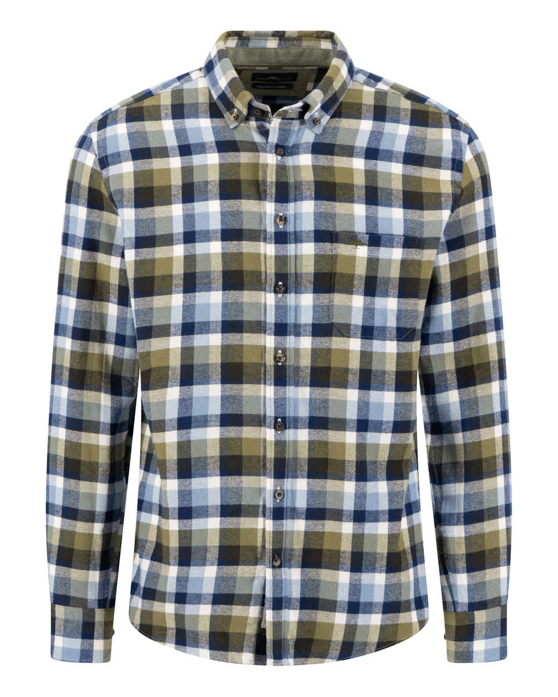 Flannel Check Shirt - Moss