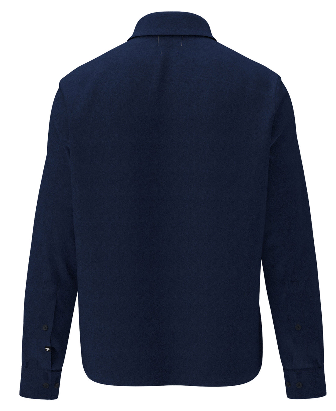 Herringbone Linen Overshirt - Navy